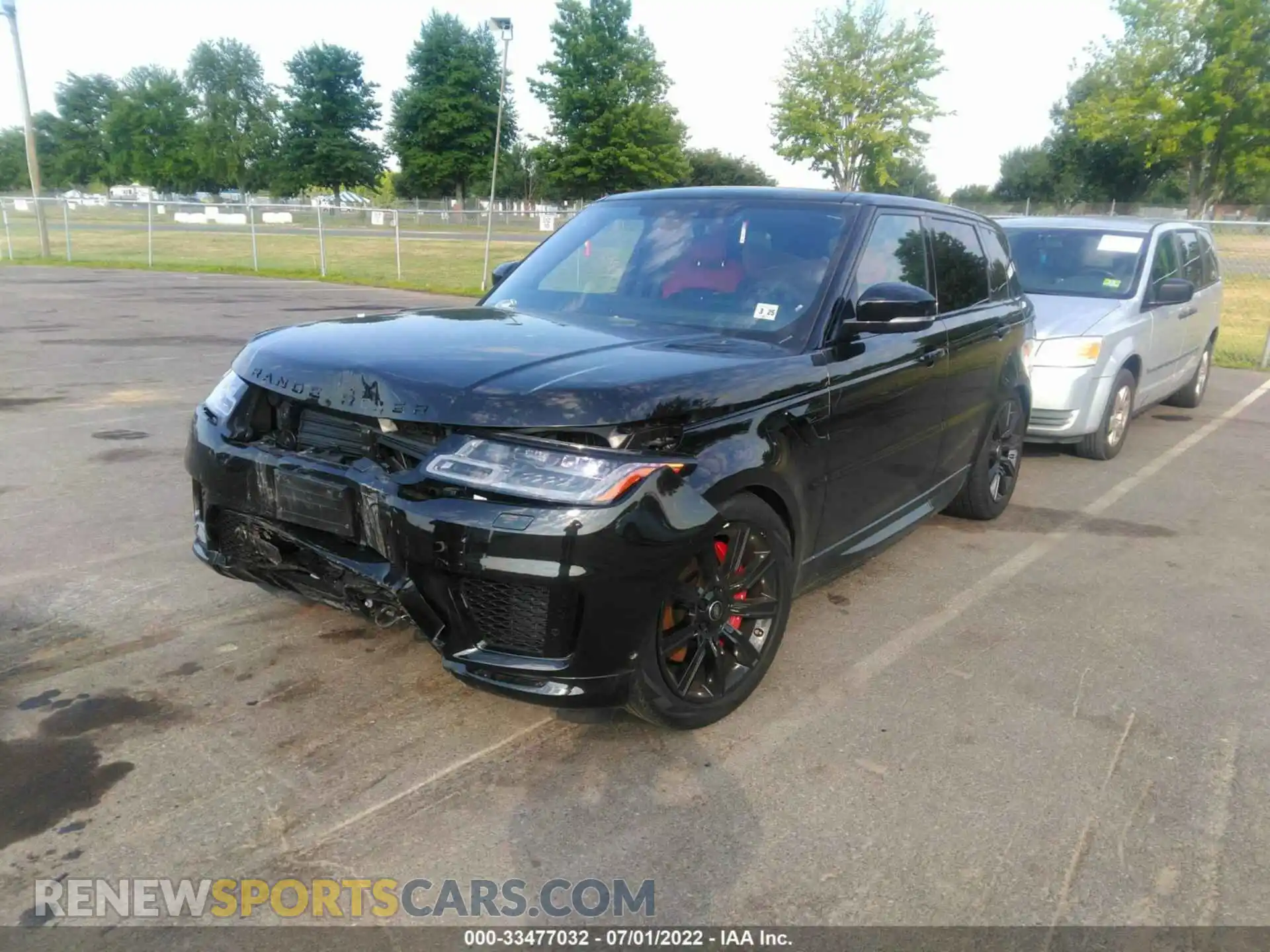 2 fotografías del automóvil dañado SALWS2RU0LA724588 LAND ROVER RANGE ROVER SPORT 2020