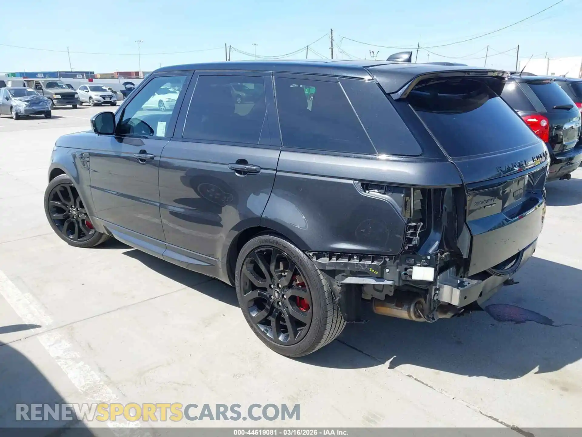 3 fotografías del automóvil dañado SALWR2SE0MA761494 LAND ROVER RANGE ROVER SPORT 2021