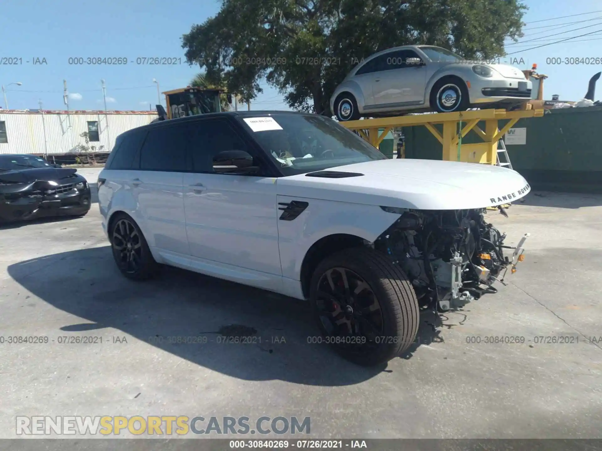 1 Photograph of a damaged car SALWR2SE1MA763447 LAND ROVER RANGE ROVER SPORT 2021