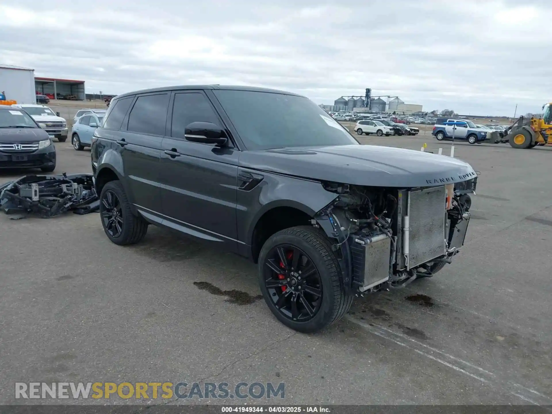 1 Photograph of a damaged car SALWR2SE2MA793573 LAND ROVER RANGE ROVER SPORT 2021
