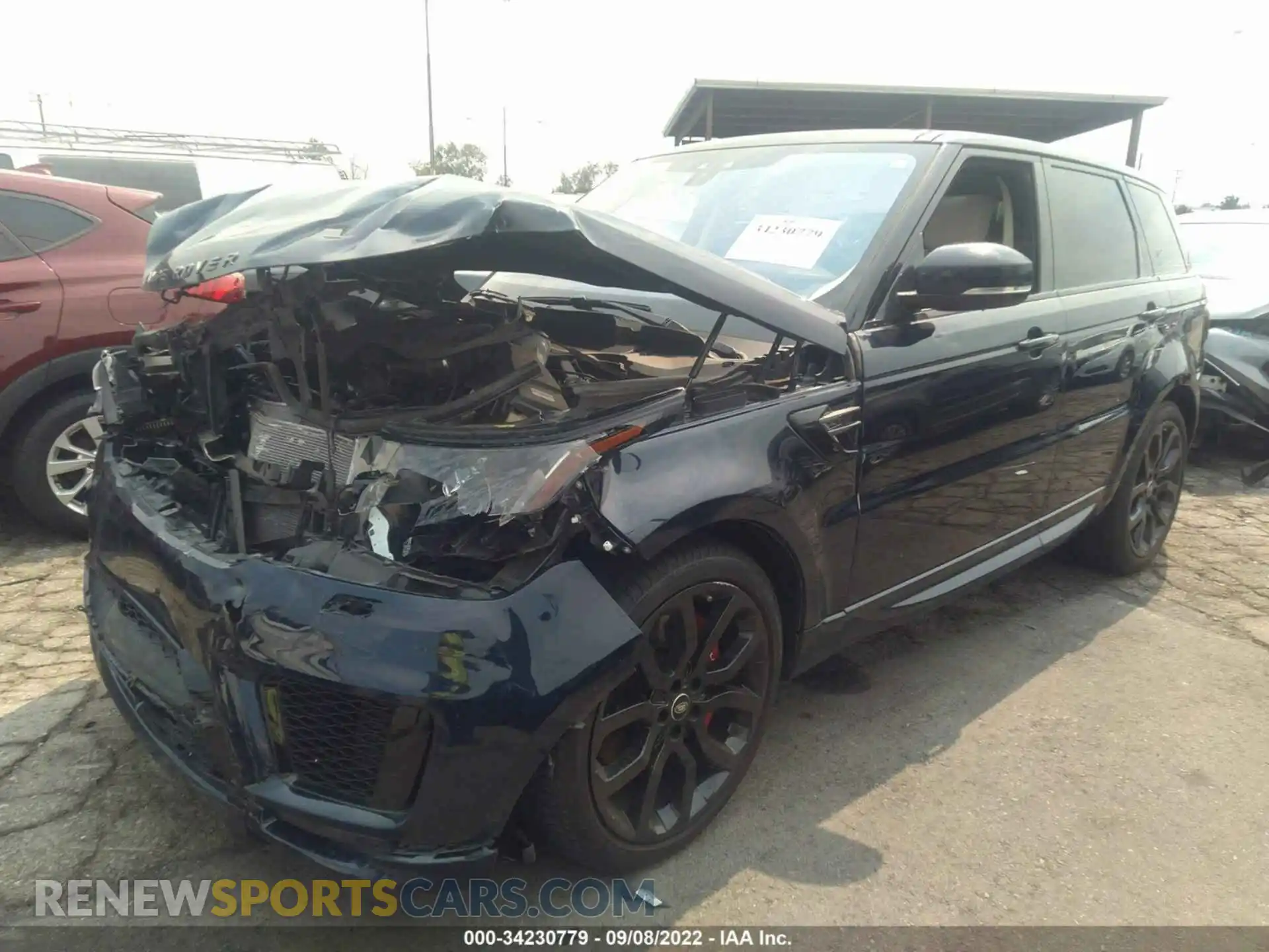 2 Photograph of a damaged car SALWR2SE8MA761193 LAND ROVER RANGE ROVER SPORT 2021