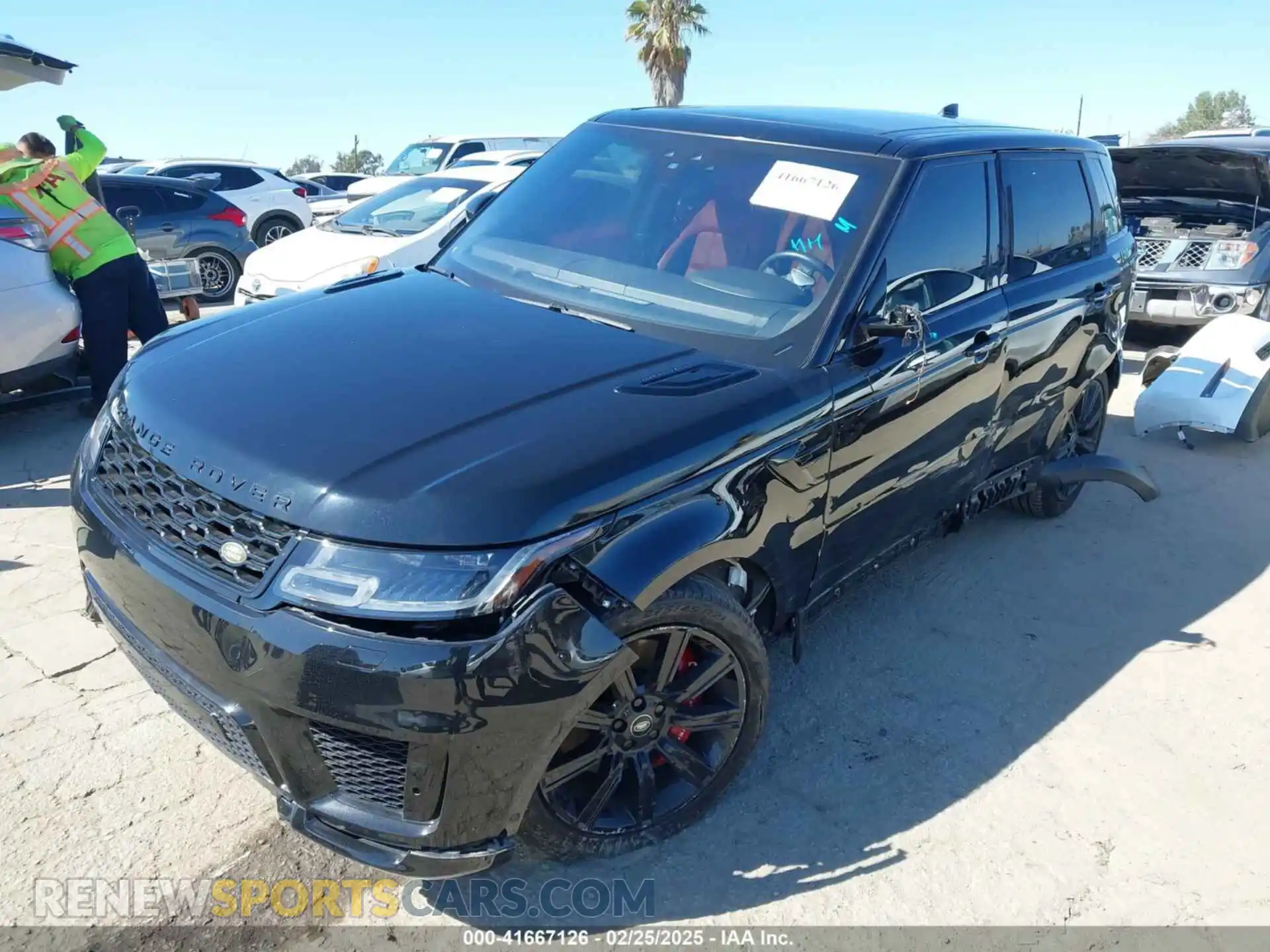 2 Photograph of a damaged car SALWR2SE9MA768766 LAND ROVER RANGE ROVER SPORT 2021