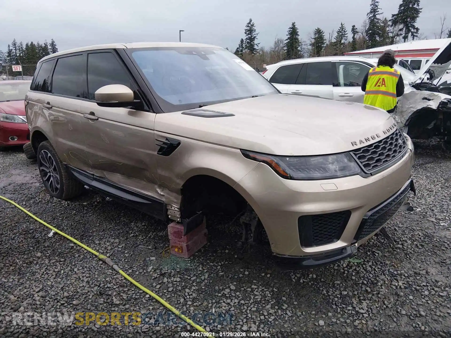 1 Photograph of a damaged car SALWR2SU0MA760322 LAND ROVER RANGE ROVER SPORT 2021