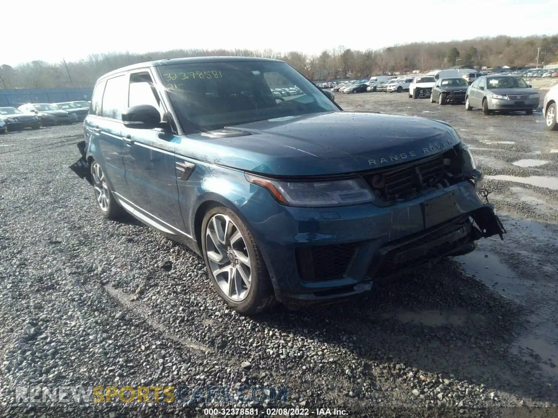 1 Photograph of a damaged car SALWR2SU3MA787871 LAND ROVER RANGE ROVER SPORT 2021