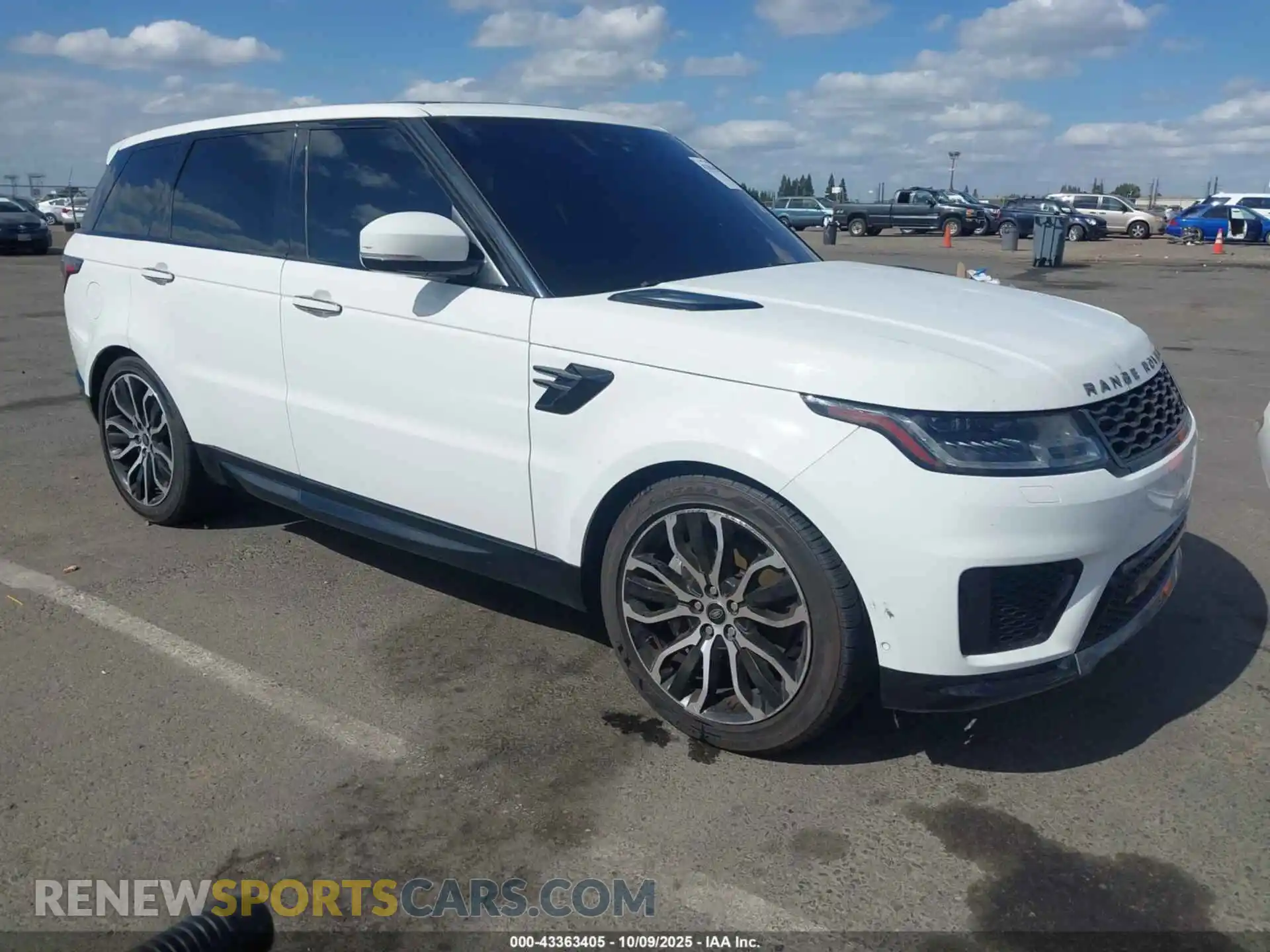 1 Photograph of a damaged car SALWR2SU3MA796165 LAND ROVER RANGE ROVER SPORT 2021