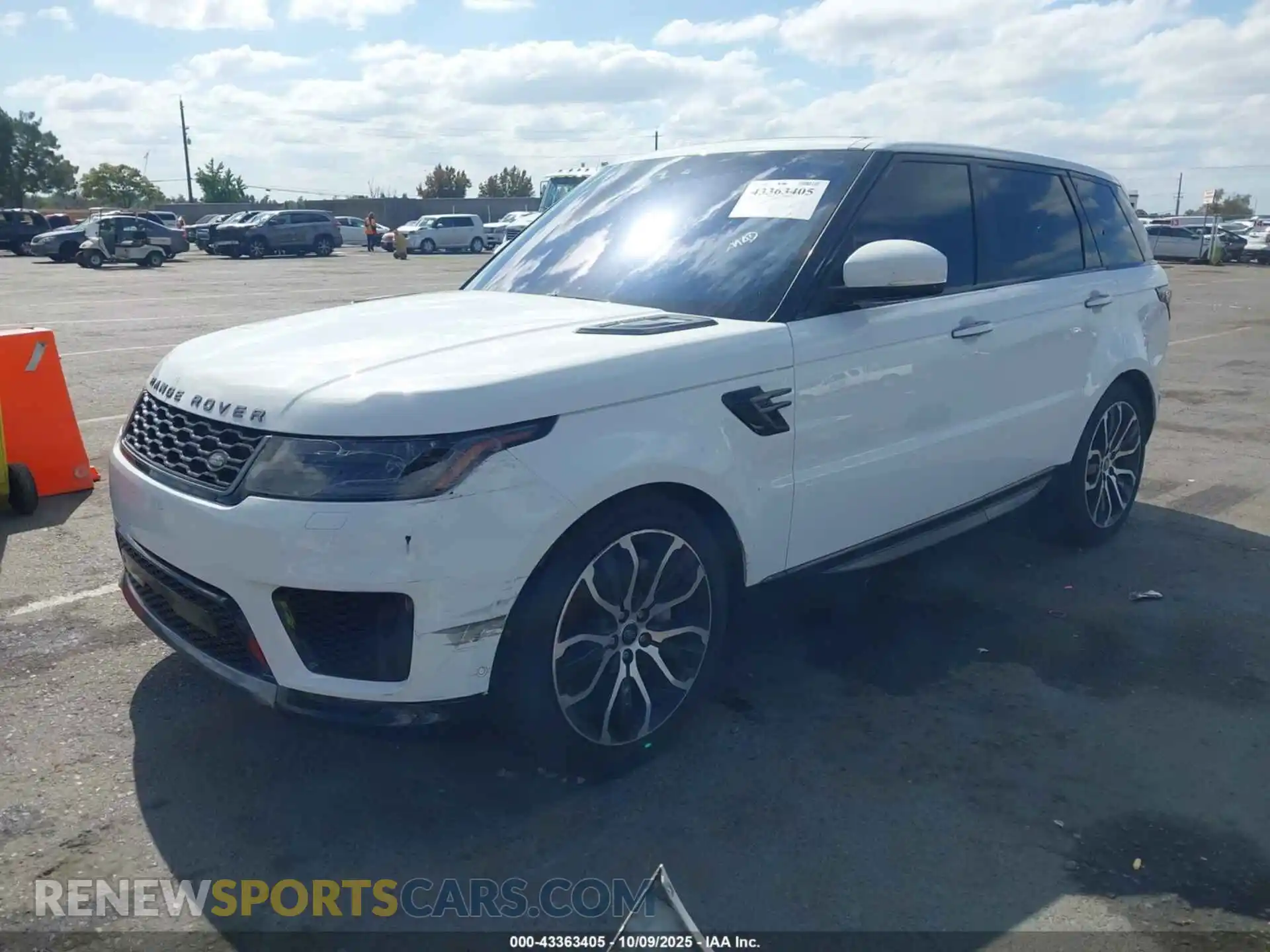 2 Photograph of a damaged car SALWR2SU3MA796165 LAND ROVER RANGE ROVER SPORT 2021