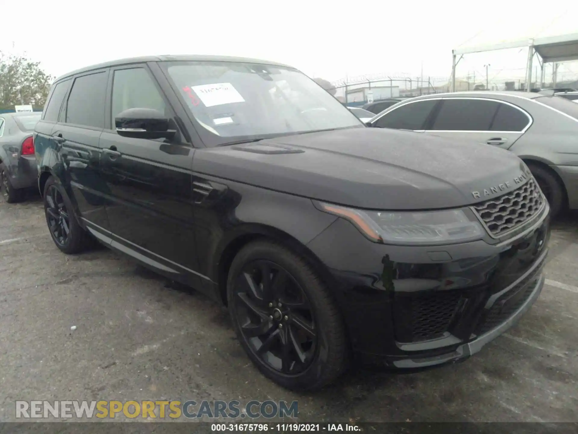 1 Photograph of a damaged car SALWR2SU8MA796310 LAND ROVER RANGE ROVER SPORT 2021