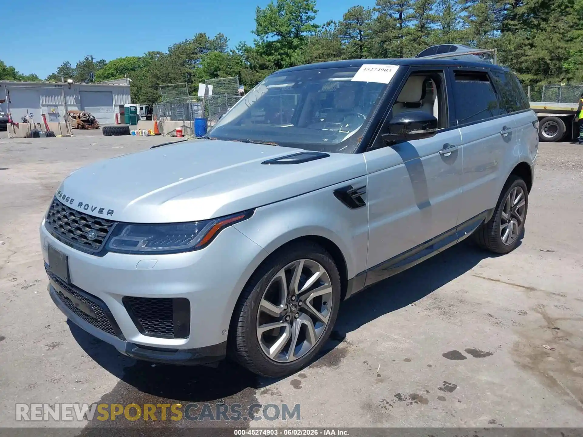 2 Photograph of a damaged car SALWR2SUXMA796194 LAND ROVER RANGE ROVER SPORT 2021