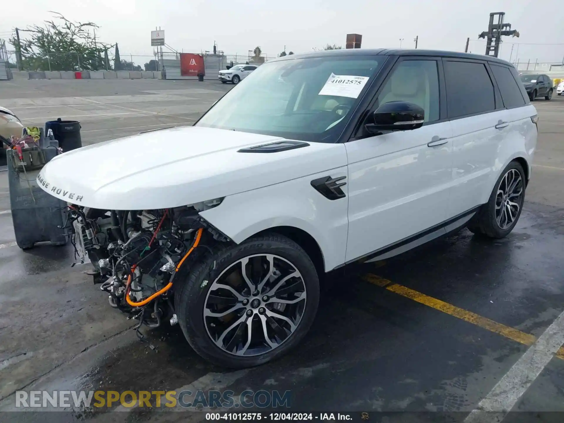 2 Photograph of a damaged car SALWR4RY9MA760095 LAND ROVER RANGE ROVER SPORT 2021