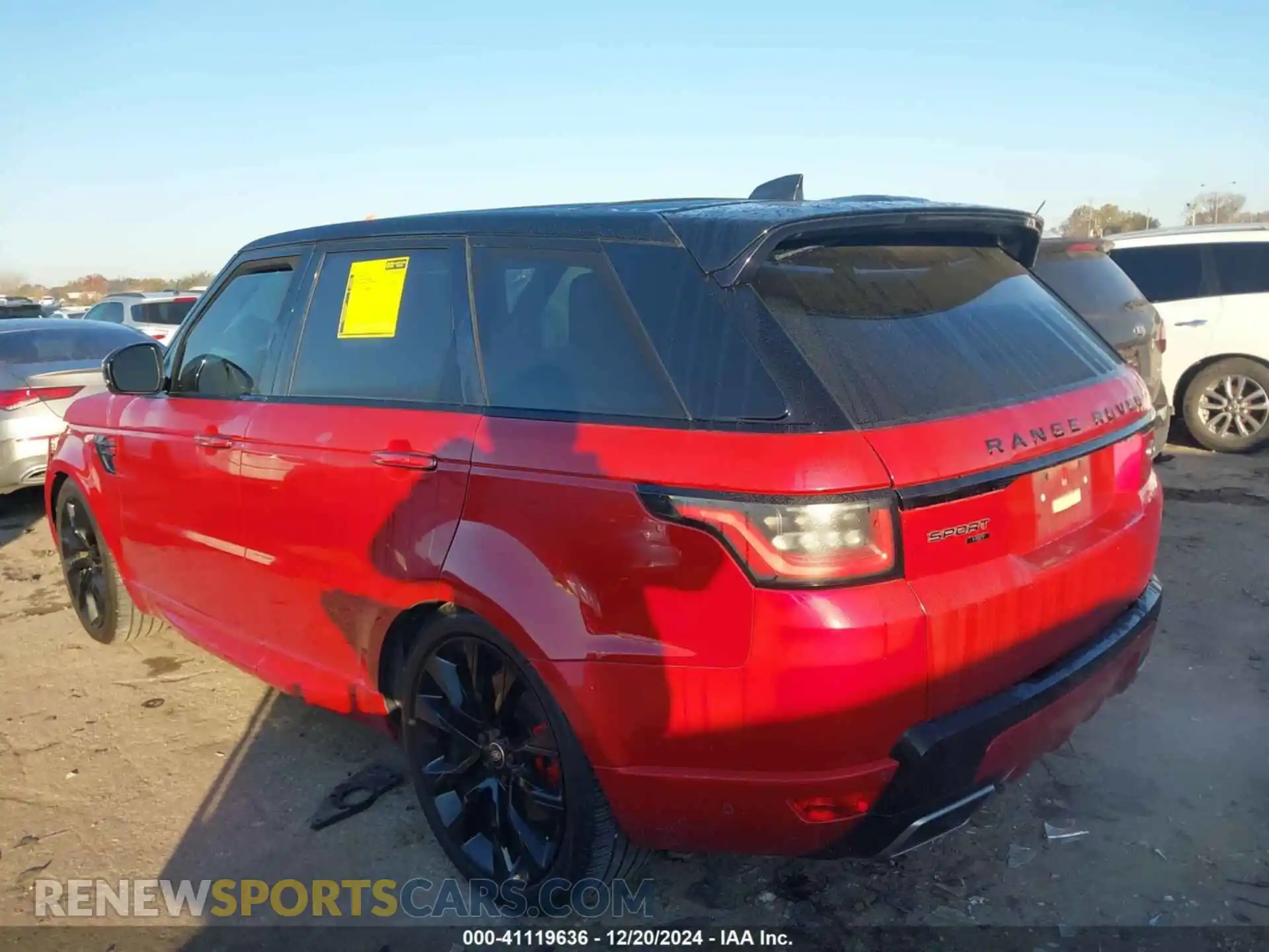 3 Photograph of a damaged car SALWS2RU3MA749552 LAND ROVER RANGE ROVER SPORT 2021