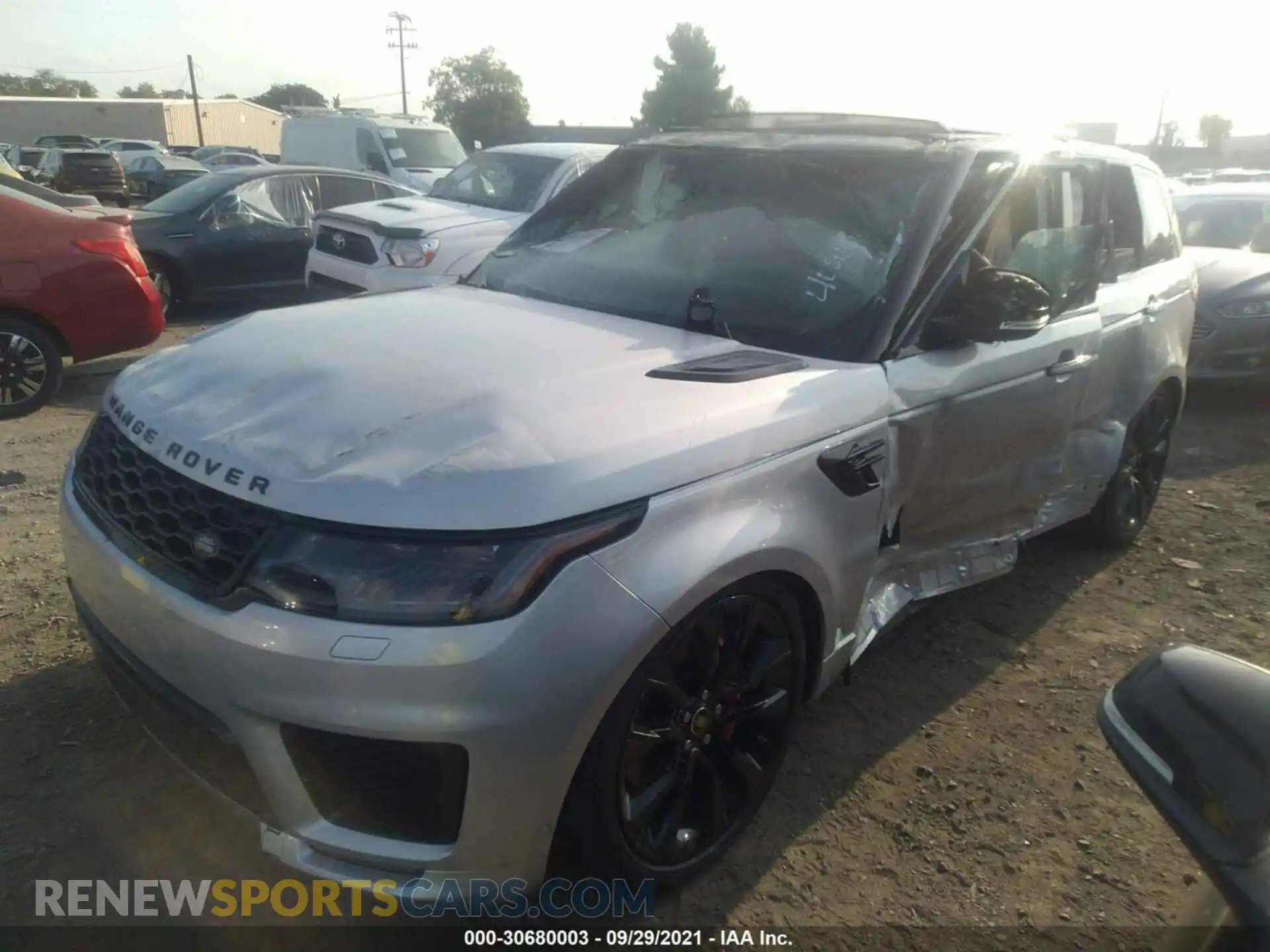 2 Photograph of a damaged car SALWS2RU7MA776690 LAND ROVER RANGE ROVER SPORT 2021