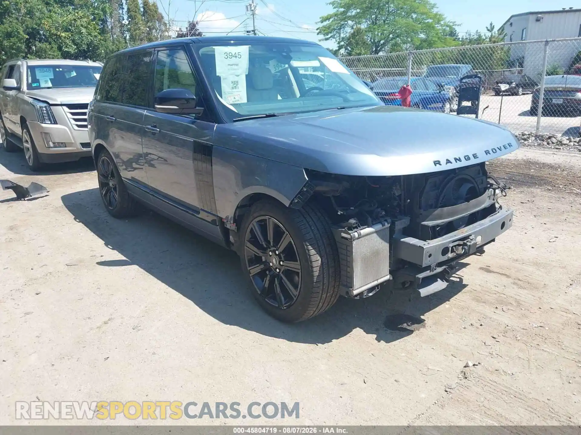 1 Photograph of a damaged car SALWS2RU9MA774097 LAND ROVER RANGE ROVER SPORT 2021