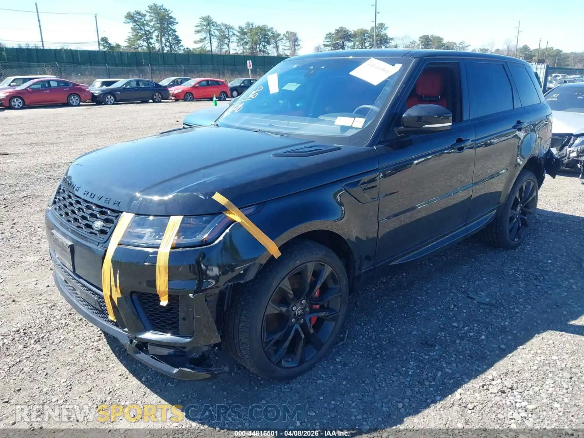 2 fotografías del automóvil dañado SALWS2RU9MA779980 LAND ROVER RANGE ROVER SPORT 2021