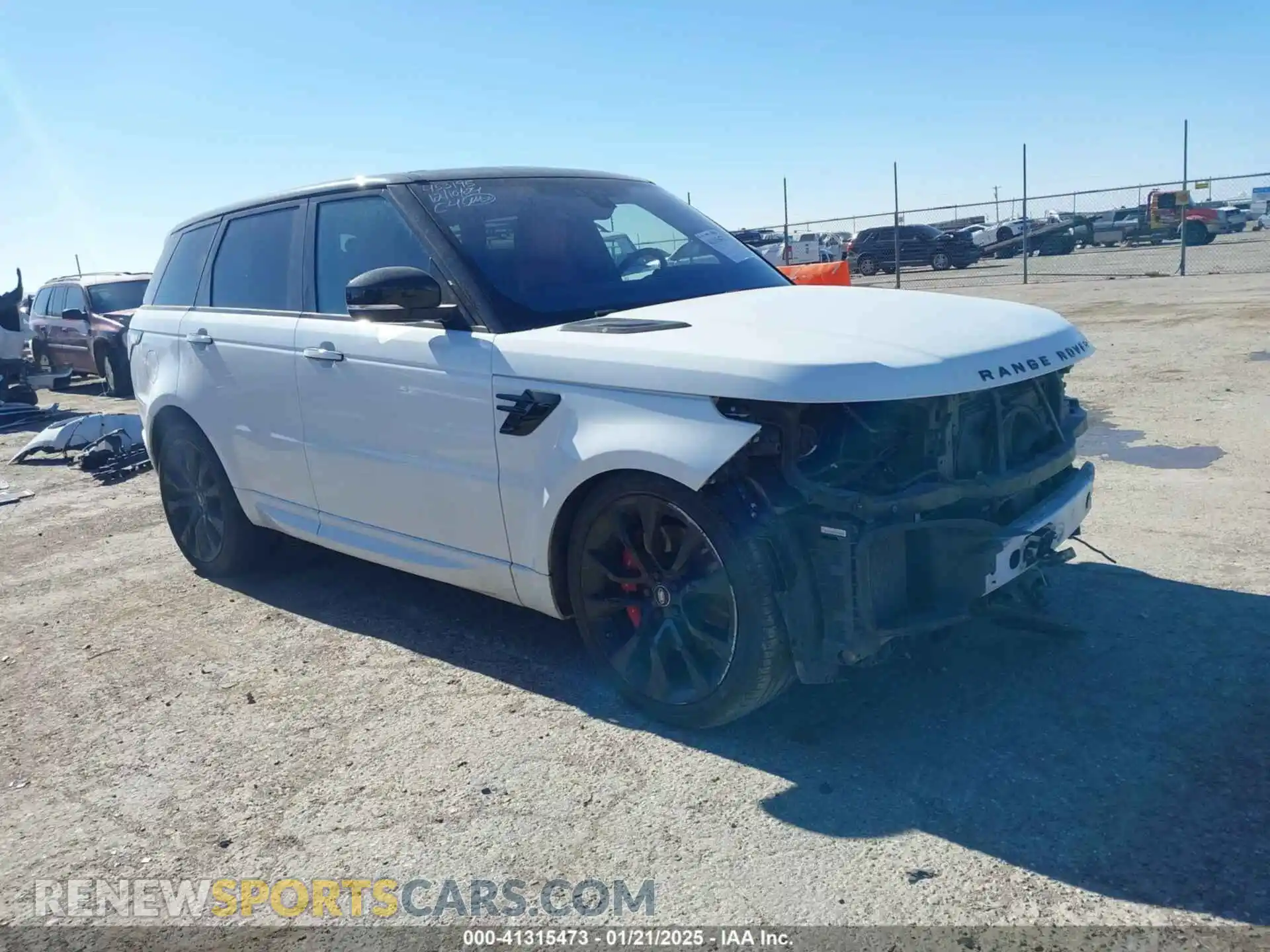 1 Photograph of a damaged car SALWS2RUXMA749869 LAND ROVER RANGE ROVER SPORT 2021