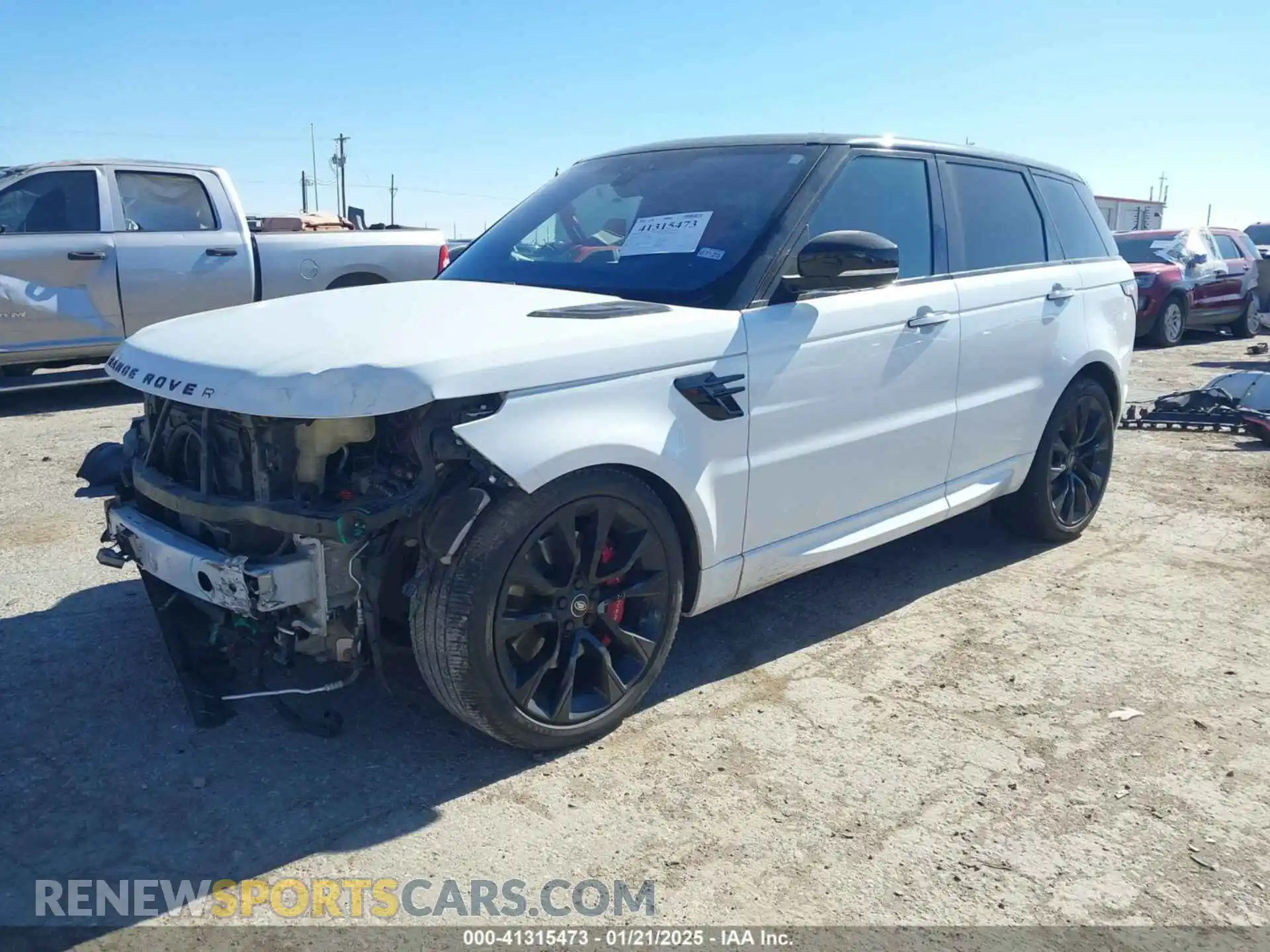 2 Photograph of a damaged car SALWS2RUXMA749869 LAND ROVER RANGE ROVER SPORT 2021