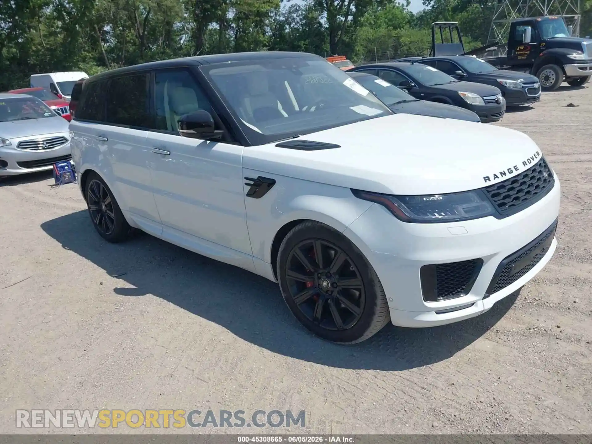 1 Photograph of a damaged car SALWS2RUXMA763285 LAND ROVER RANGE ROVER SPORT 2021