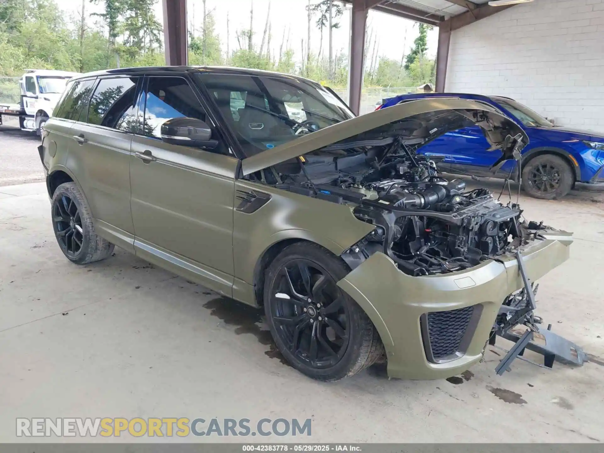 1 Photograph of a damaged car SALWZ2RE1MA781663 LAND ROVER RANGE ROVER SPORT 2021