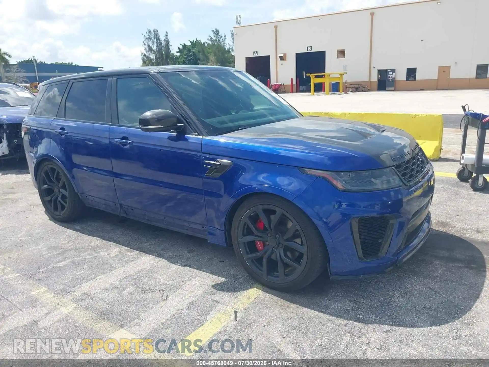 1 Photograph of a damaged car SALWZ2RE5MA798045 LAND ROVER RANGE ROVER SPORT 2021