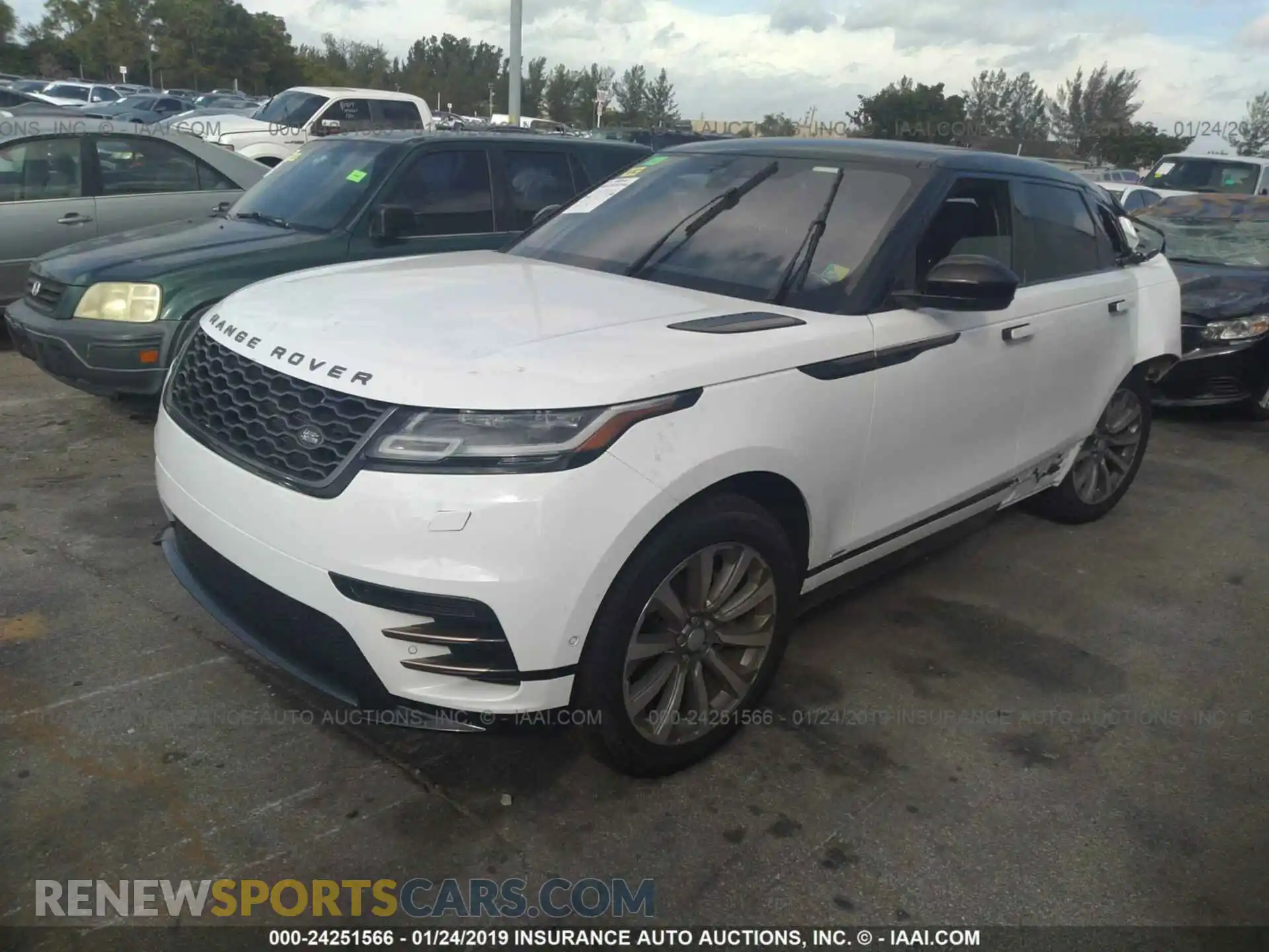 2 Photograph of a damaged car SALYL2RX4JA776299 LAND ROVER RANGE ROVER VELAR 2018