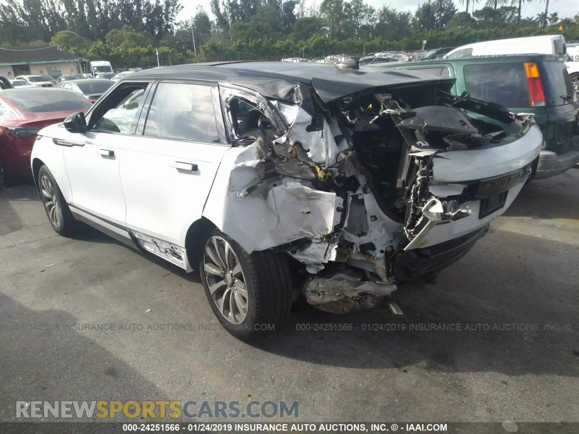 3 Photograph of a damaged car SALYL2RX4JA776299 LAND ROVER RANGE ROVER VELAR 2018