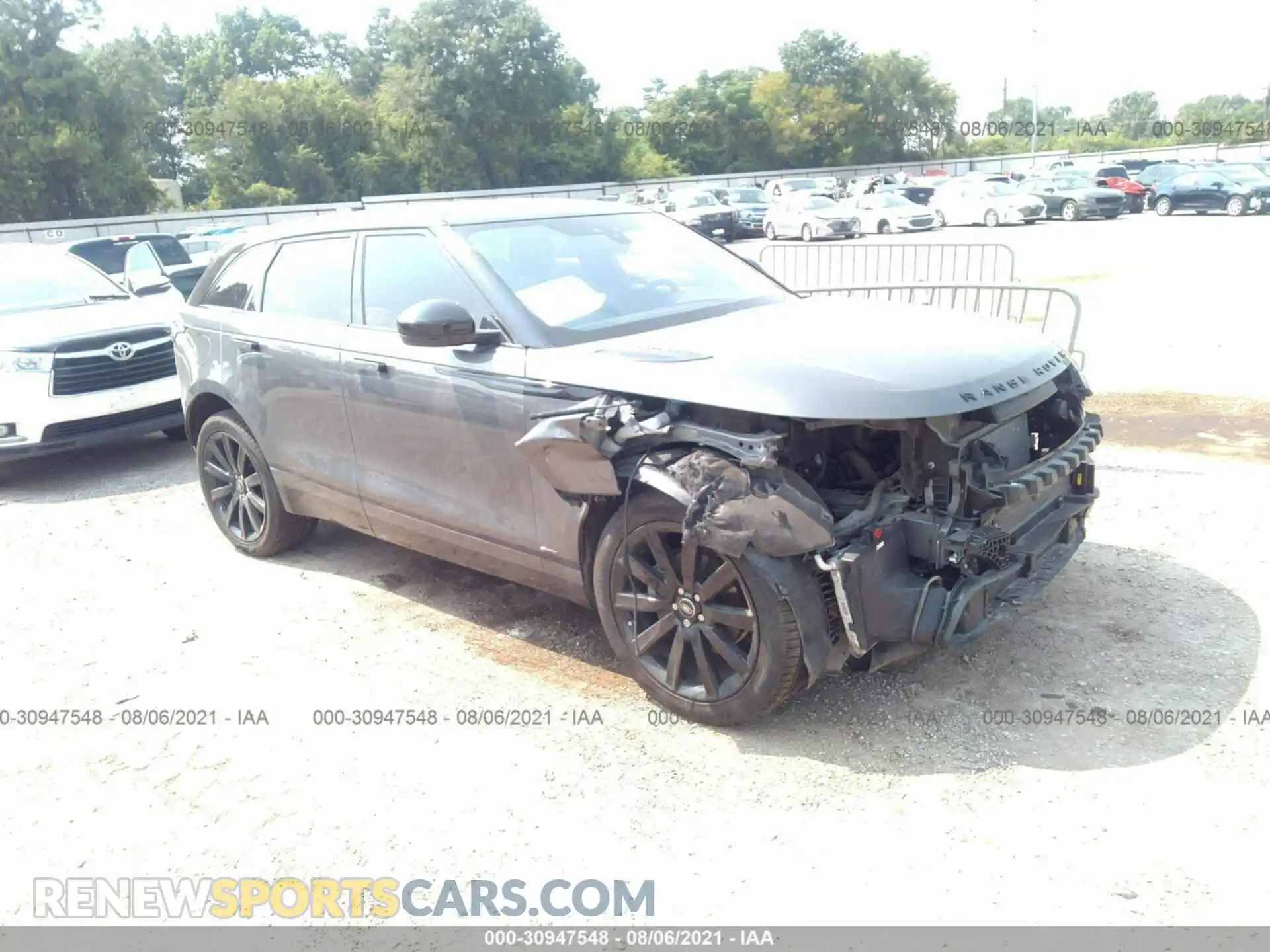 1 Photograph of a damaged car SALYL2EX0KA780552 LAND ROVER RANGE ROVER VELAR 2019