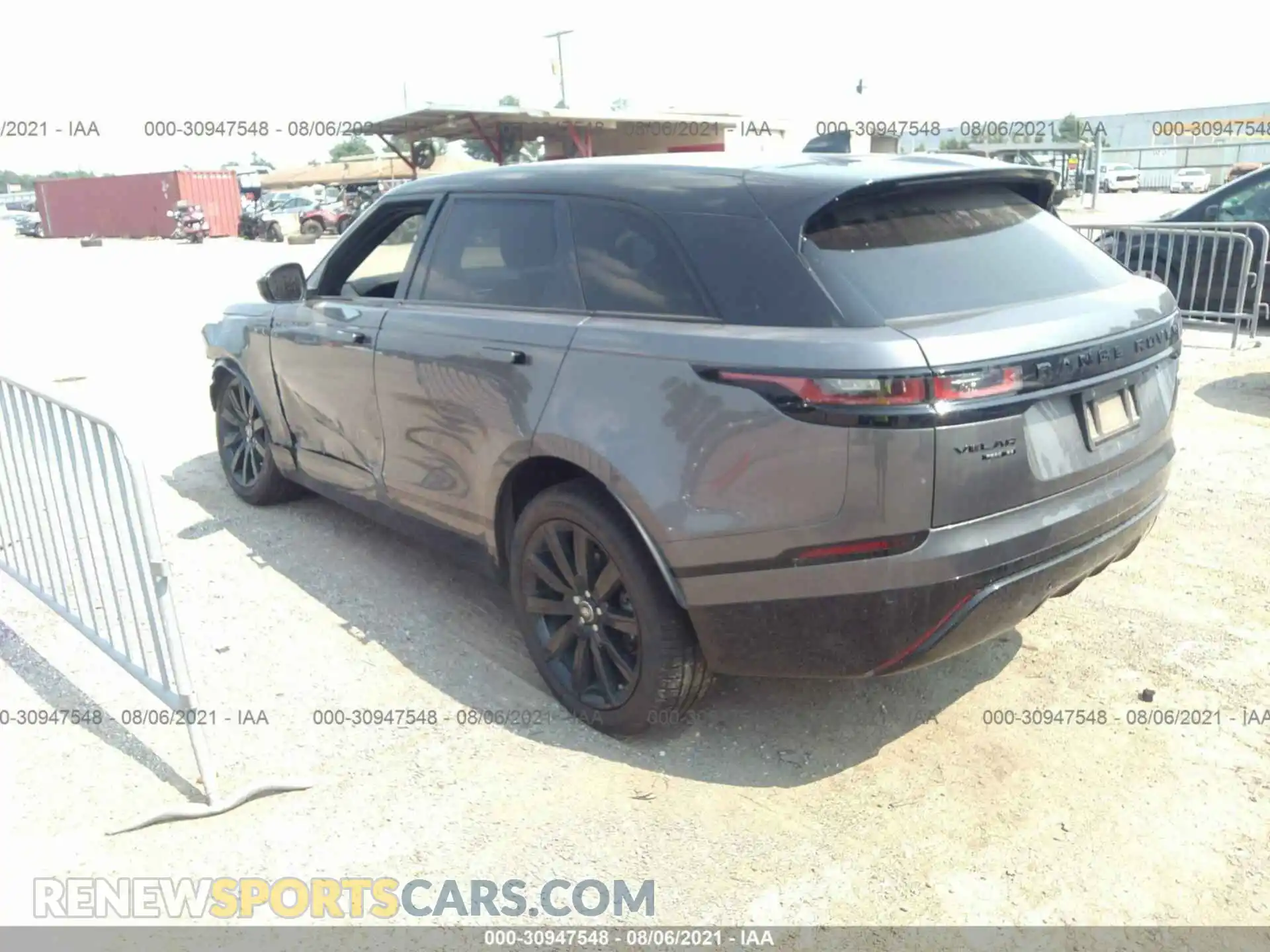 3 Photograph of a damaged car SALYL2EX0KA780552 LAND ROVER RANGE ROVER VELAR 2019