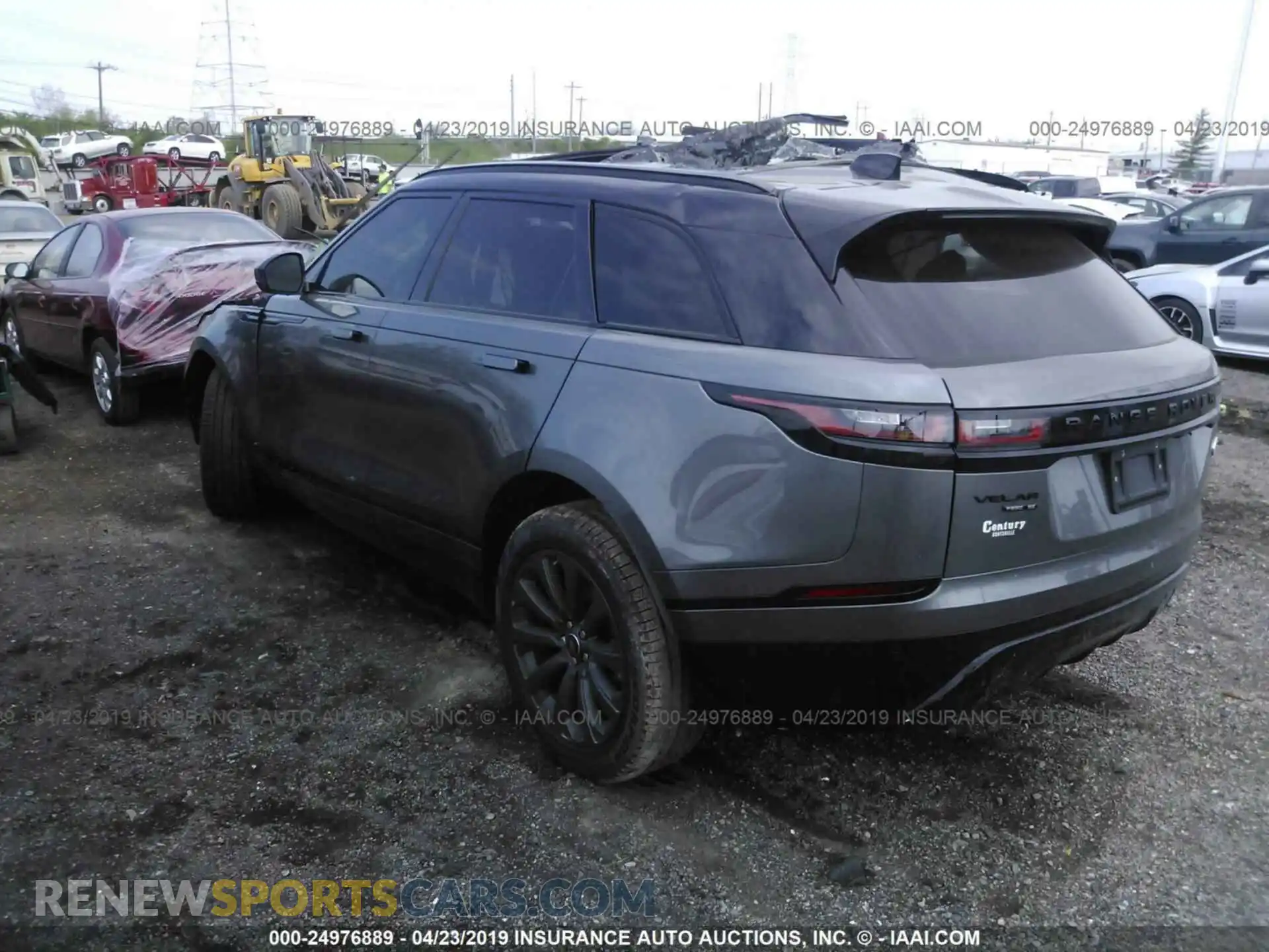 3 Photograph of a damaged car SALYL2EX0KA794337 LAND ROVER RANGE ROVER VELAR 2019