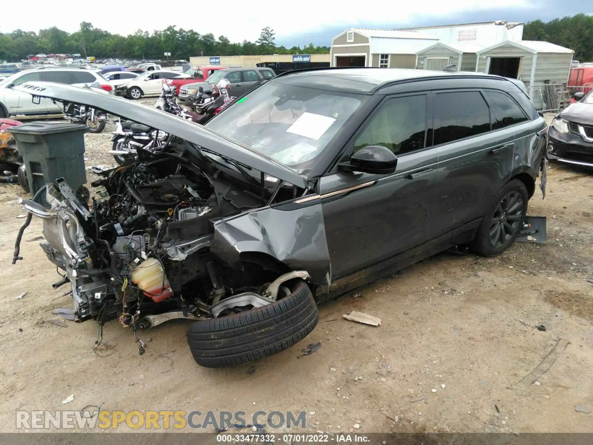 2 Photograph of a damaged car SALYL2EX5KA219084 LAND ROVER RANGE ROVER VELAR 2019