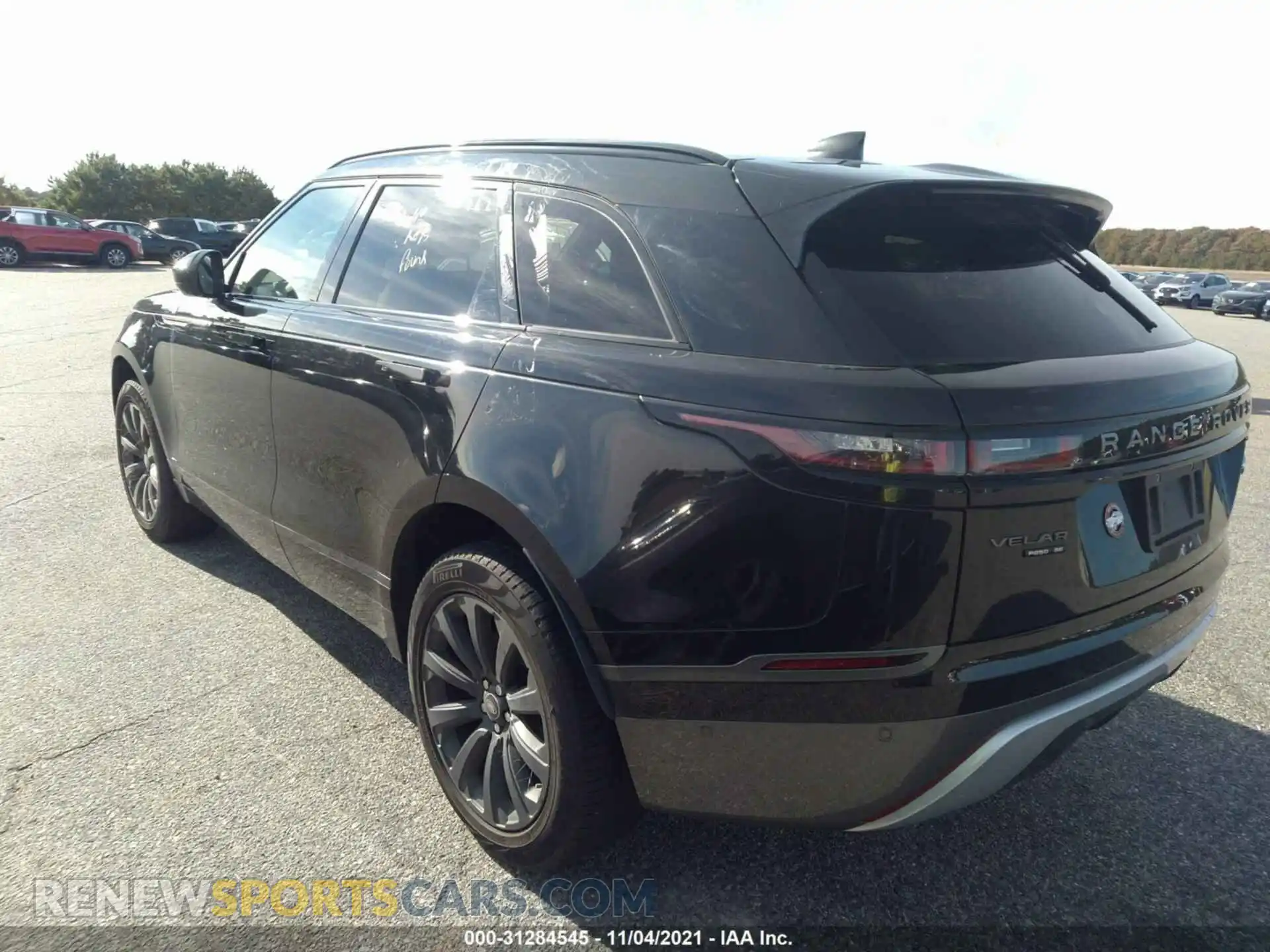 3 Photograph of a damaged car SALYL2EX5KA782961 LAND ROVER RANGE ROVER VELAR 2019