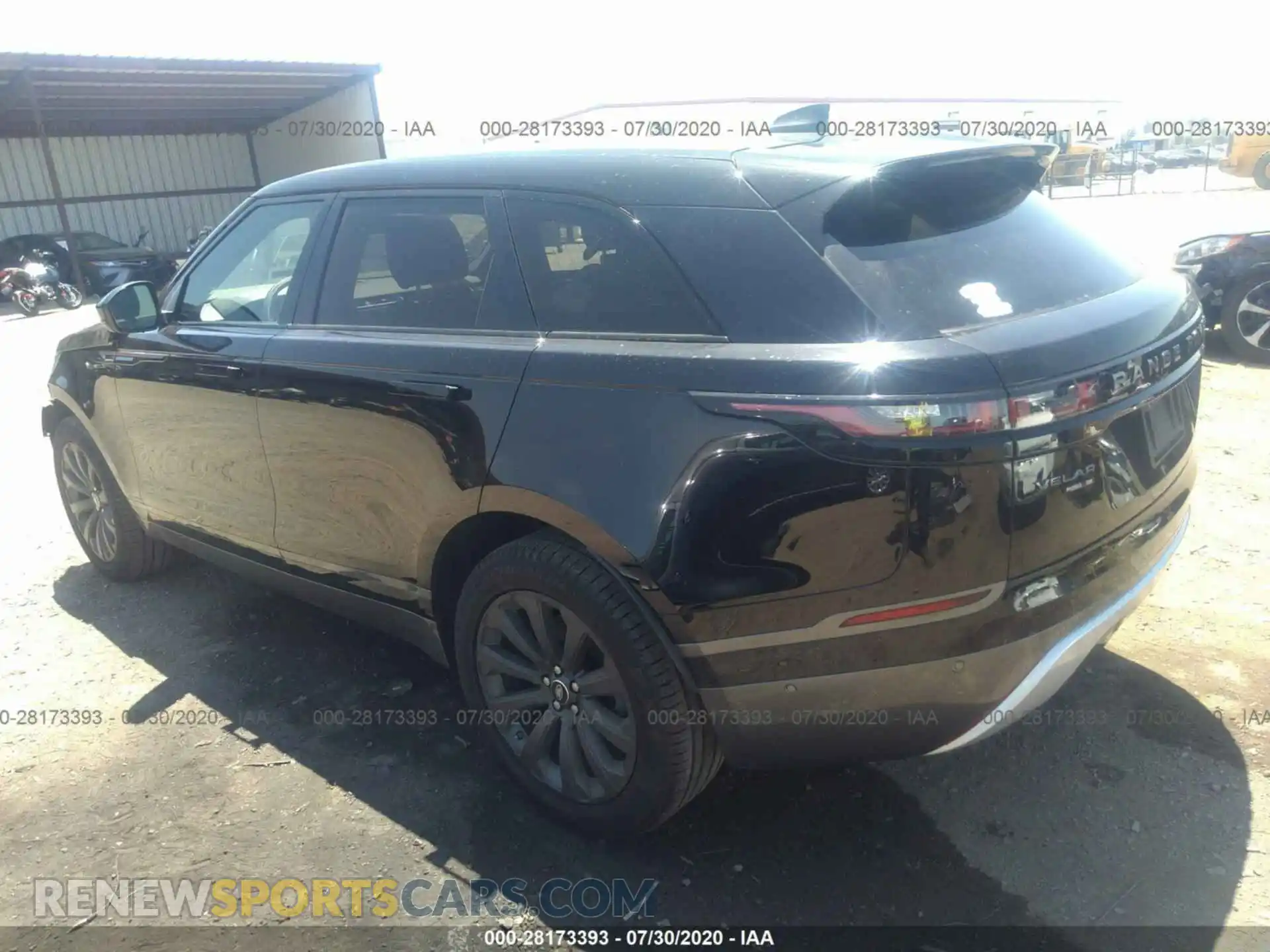 3 Photograph of a damaged car SALYL2EX5KA798061 LAND ROVER RANGE ROVER VELAR 2019