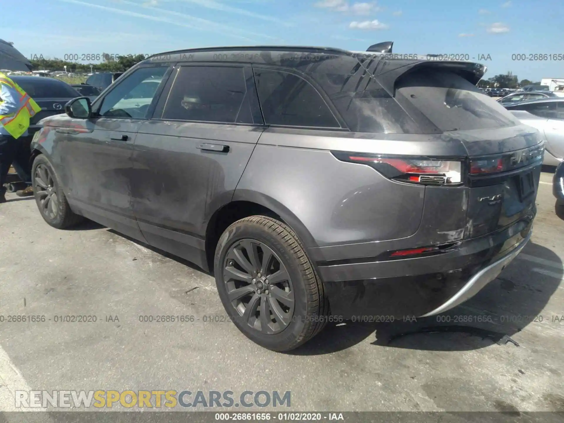 3 Photograph of a damaged car SALYL2EX8KA218348 LAND ROVER RANGE ROVER VELAR 2019