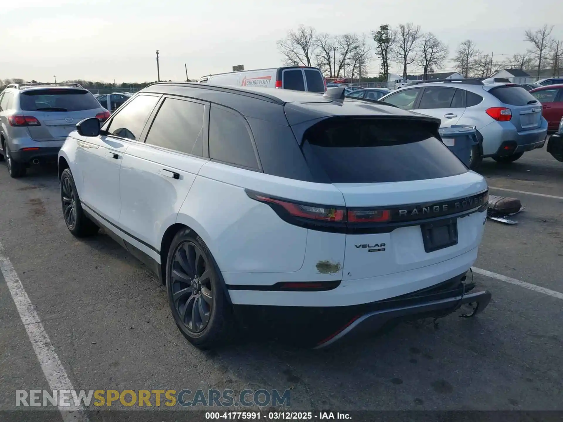 3 Photograph of a damaged car SALYL2EX9KA782364 LAND ROVER RANGE ROVER VELAR 2019