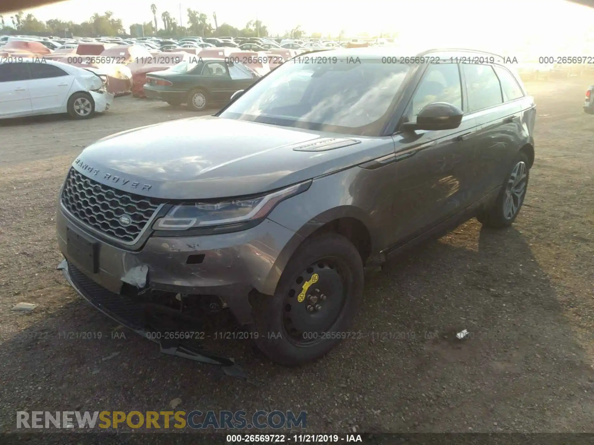2 Photograph of a damaged car SALYL2EXXKA216391 LAND ROVER RANGE ROVER VELAR 2019