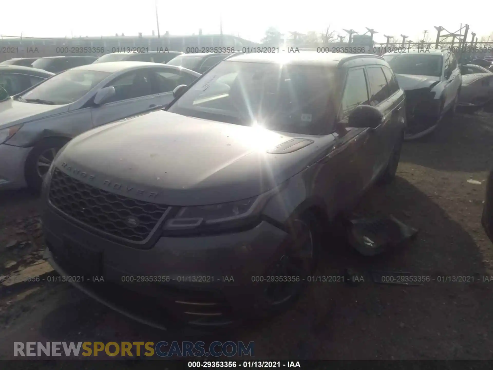 2 Photograph of a damaged car SALYL2FV7KA228138 LAND ROVER RANGE ROVER VELAR 2019