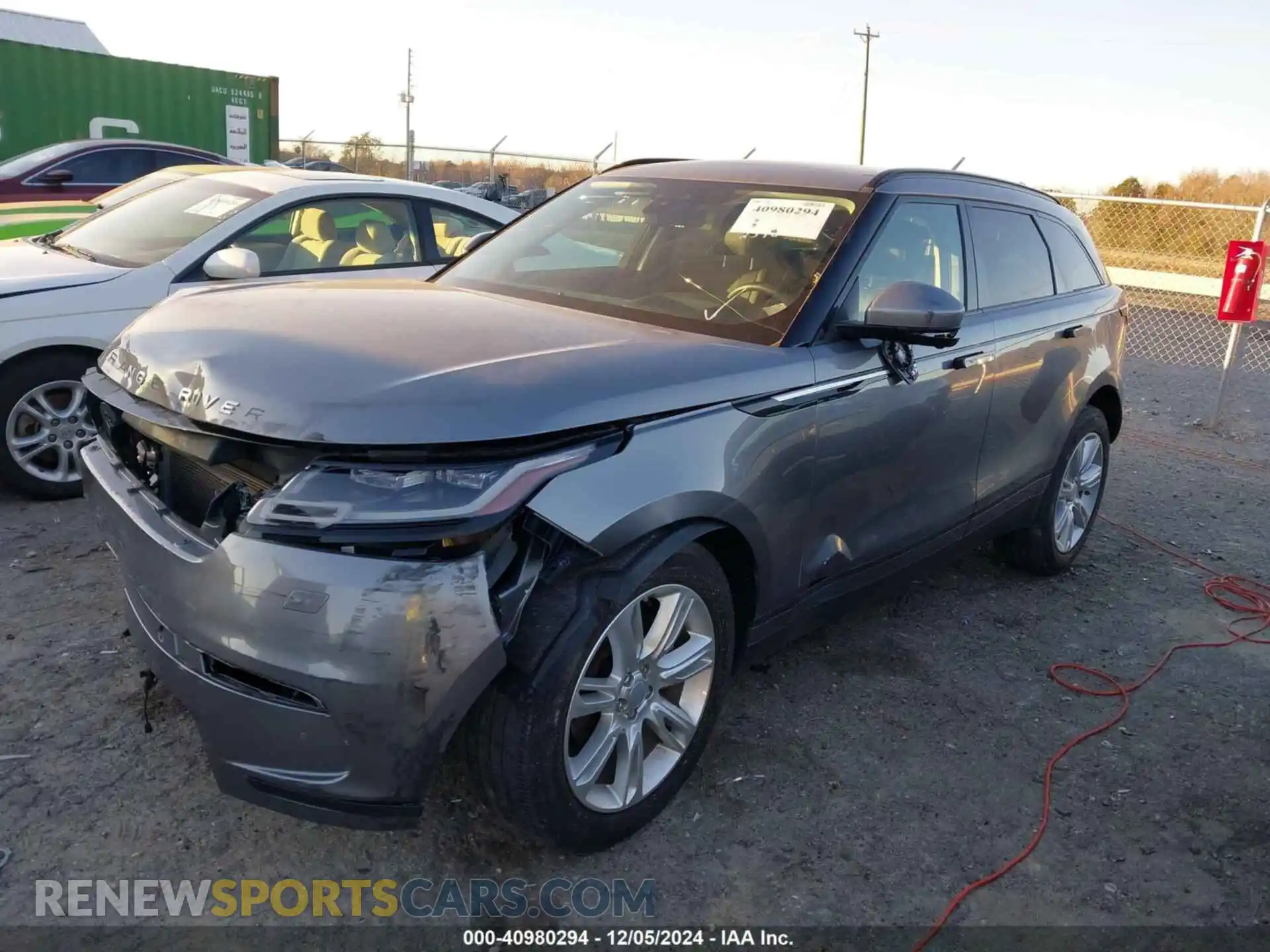 2 Photograph of a damaged car SALYB2EX7LA259607 LAND ROVER RANGE ROVER VELAR 2020