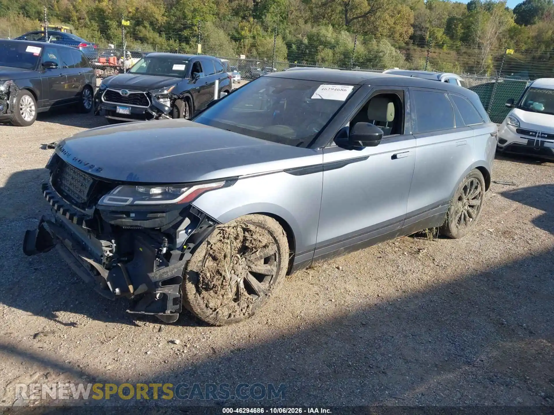 2 Фотография поврежденного автомобиля SALYJ2EU2MA307816 LAND ROVER RANGE ROVER VELAR 2021