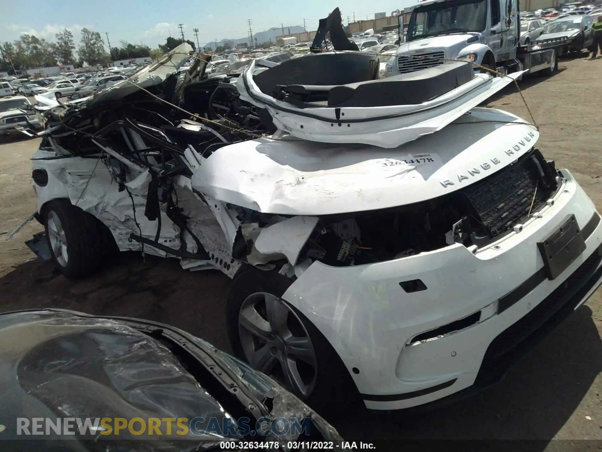 1 Photograph of a damaged car SALYJ2EX1MA309762 LAND ROVER RANGE ROVER VELAR 2021