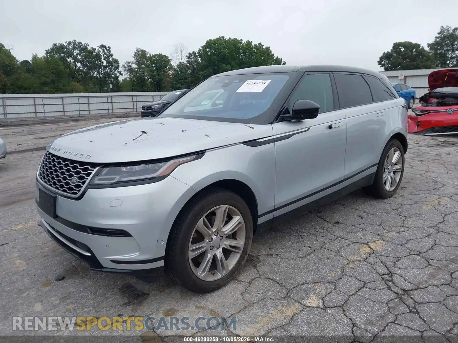 2 fotografías del automóvil dañado SALYJ2EX2MA314730 LAND ROVER RANGE ROVER VELAR 2021