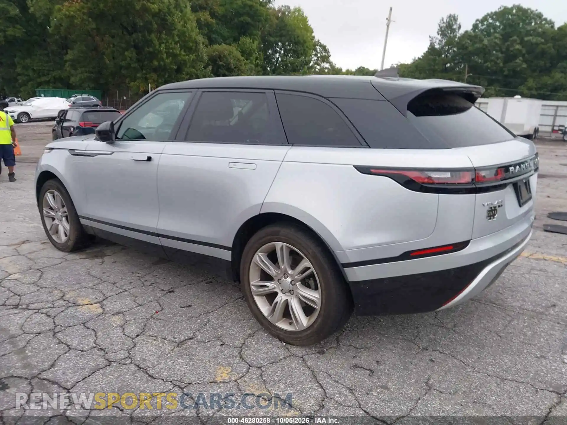 3 fotografías del automóvil dañado SALYJ2EX2MA314730 LAND ROVER RANGE ROVER VELAR 2021