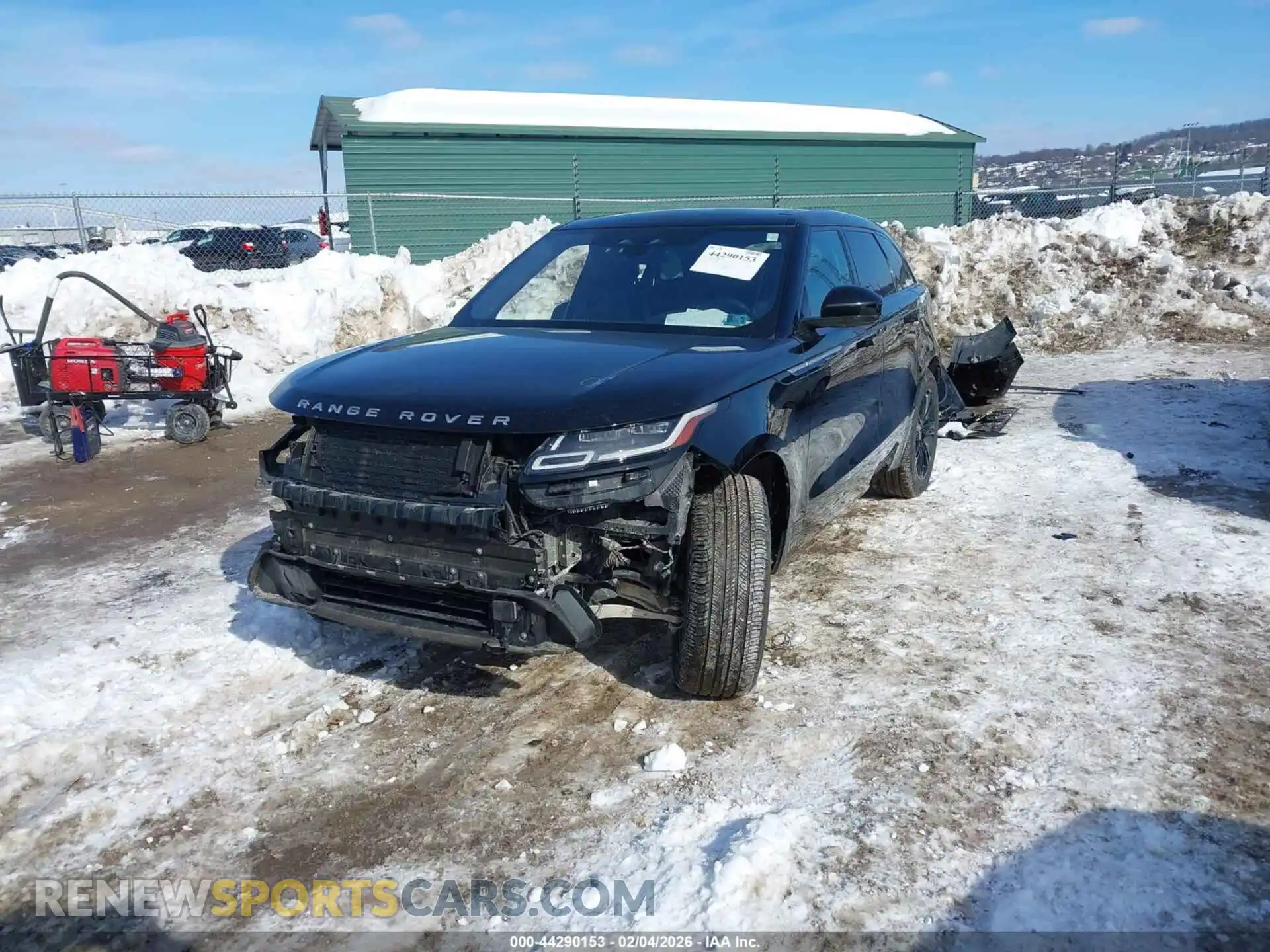2 Photograph of a damaged car SALYJ2EX7MA312424 LAND ROVER RANGE ROVER VELAR 2021