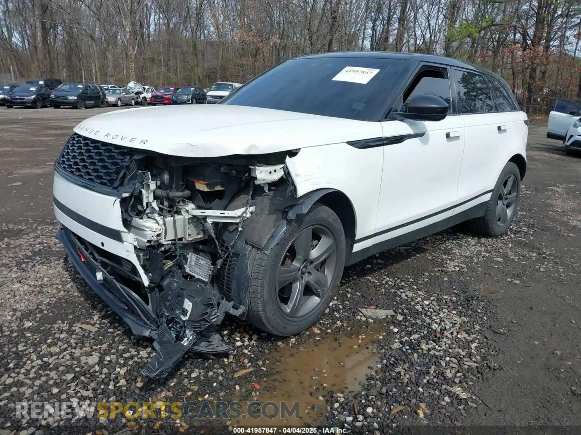 2 Photograph of a damaged car SALYJ2EX7MA314254 LAND ROVER RANGE ROVER VELAR 2021