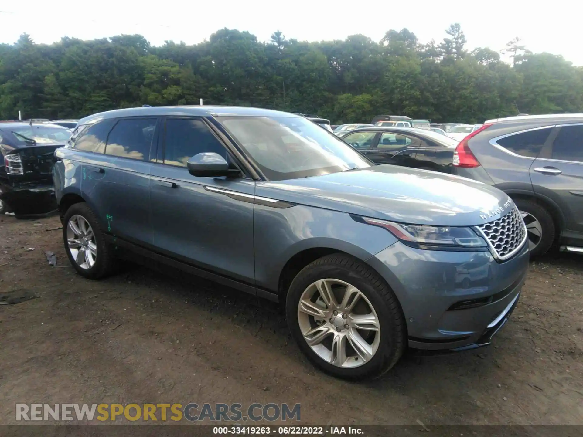 1 Photograph of a damaged car SALYJ2EX9MA317446 LAND ROVER RANGE ROVER VELAR 2021