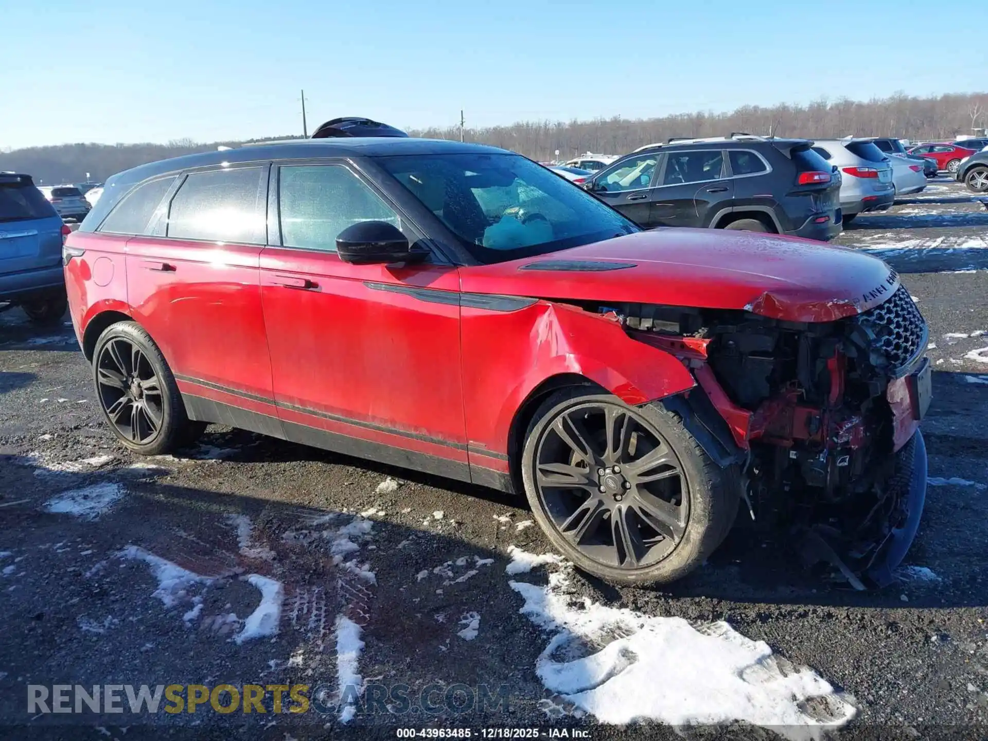 1 Photograph of a damaged car SALYM2FU0MA310770 LAND ROVER RANGE ROVER VELAR 2021