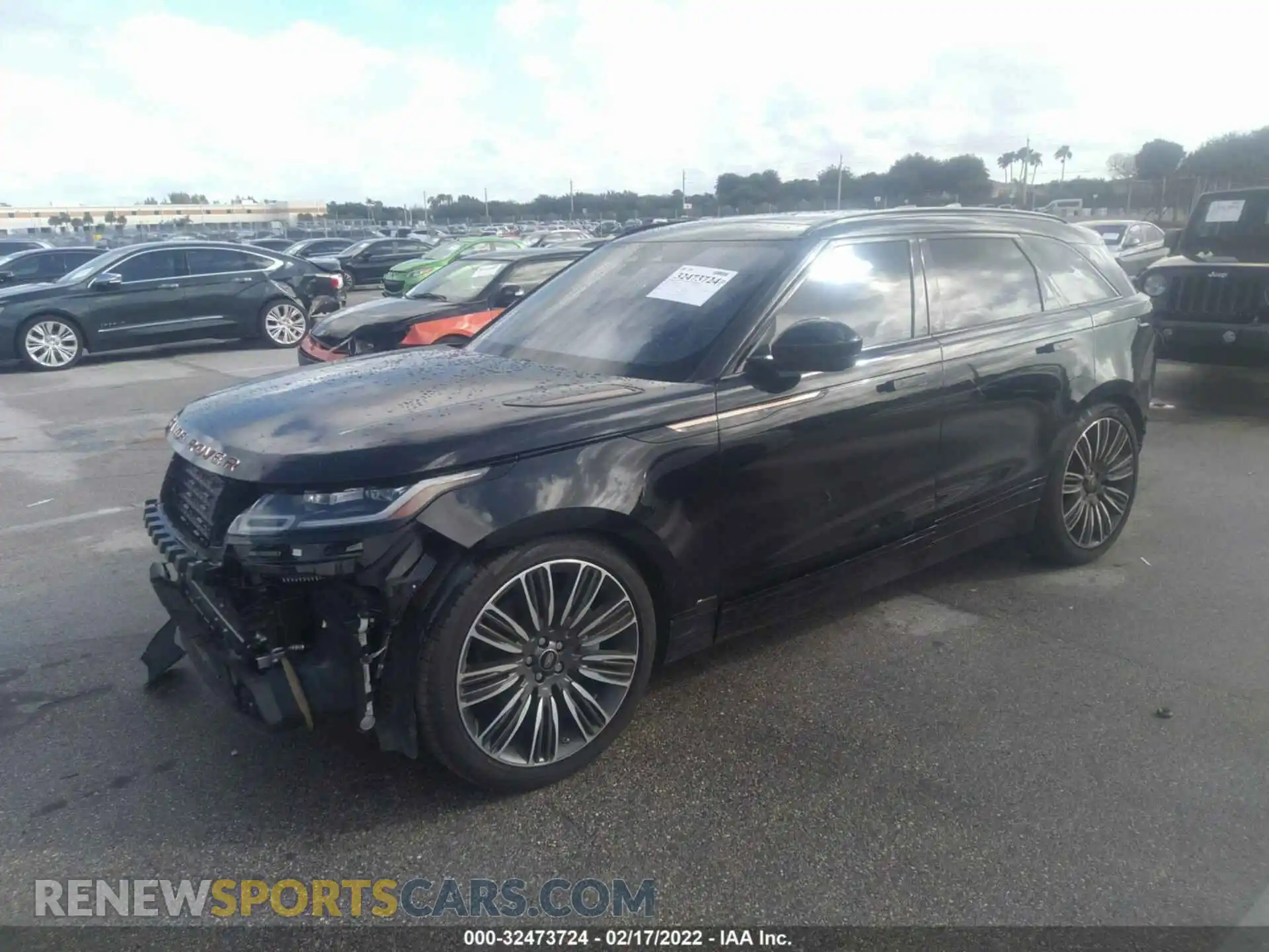 2 Photograph of a damaged car SALYT2EU8MA299439 LAND ROVER RANGE ROVER VELAR 2021