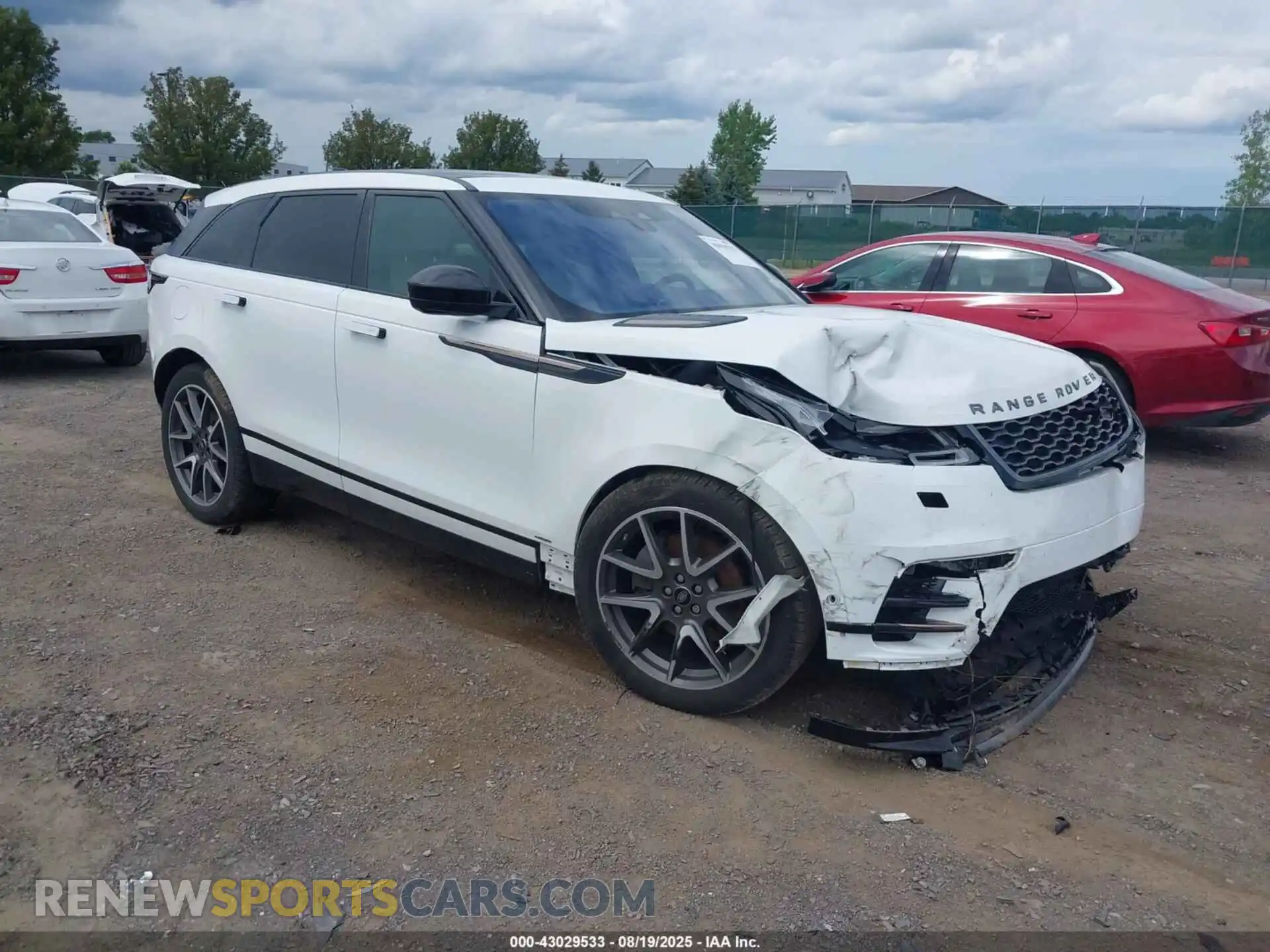 1 Photograph of a damaged car SALYT2EX2MA310185 LAND ROVER RANGE ROVER VELAR 2021