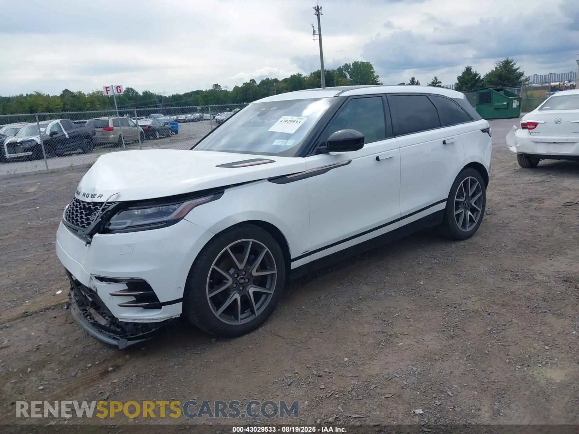 2 Photograph of a damaged car SALYT2EX2MA310185 LAND ROVER RANGE ROVER VELAR 2021