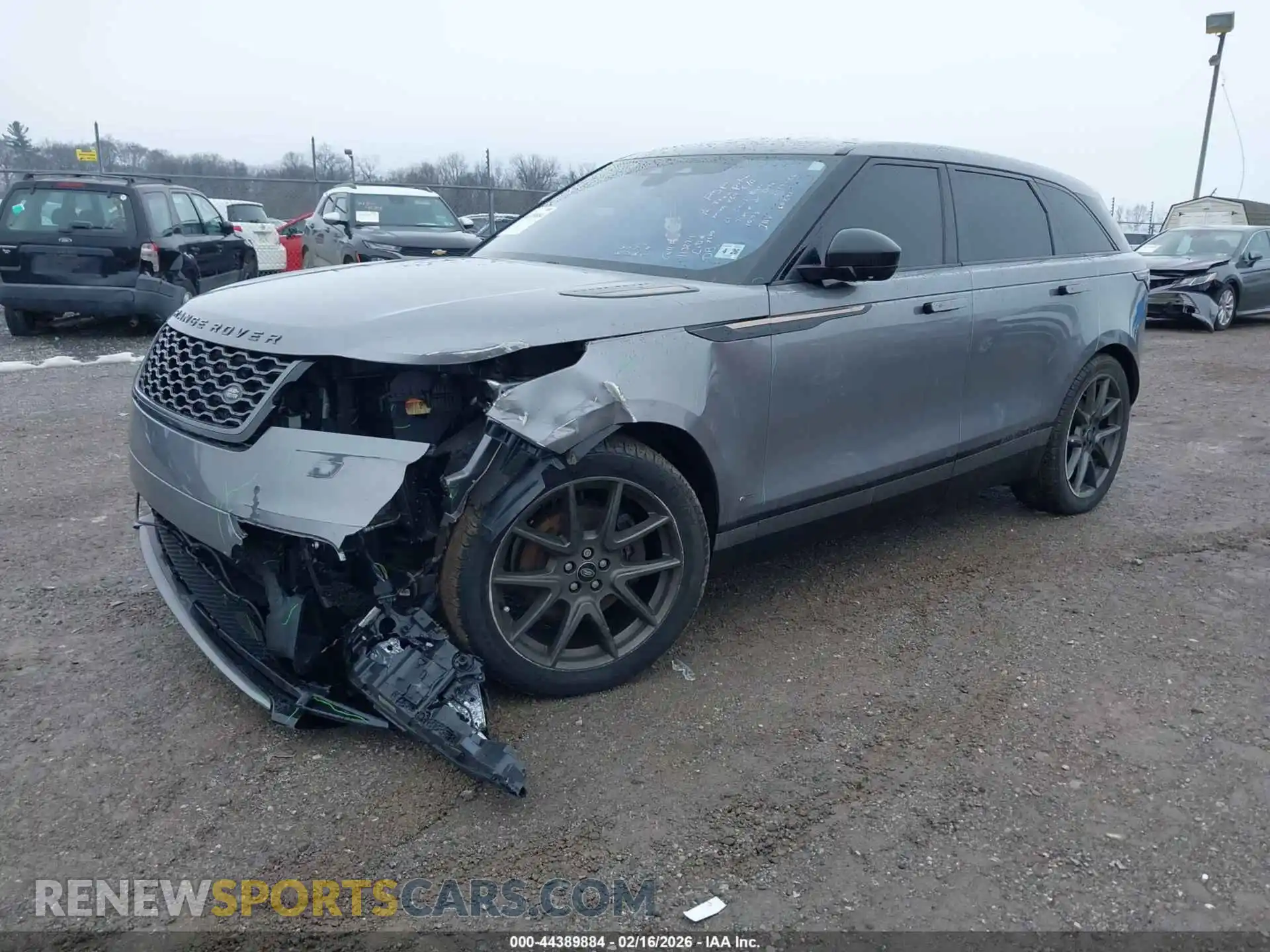 2 Photograph of a damaged car SALYT2EX5MA312738 LAND ROVER RANGE ROVER VELAR 2021