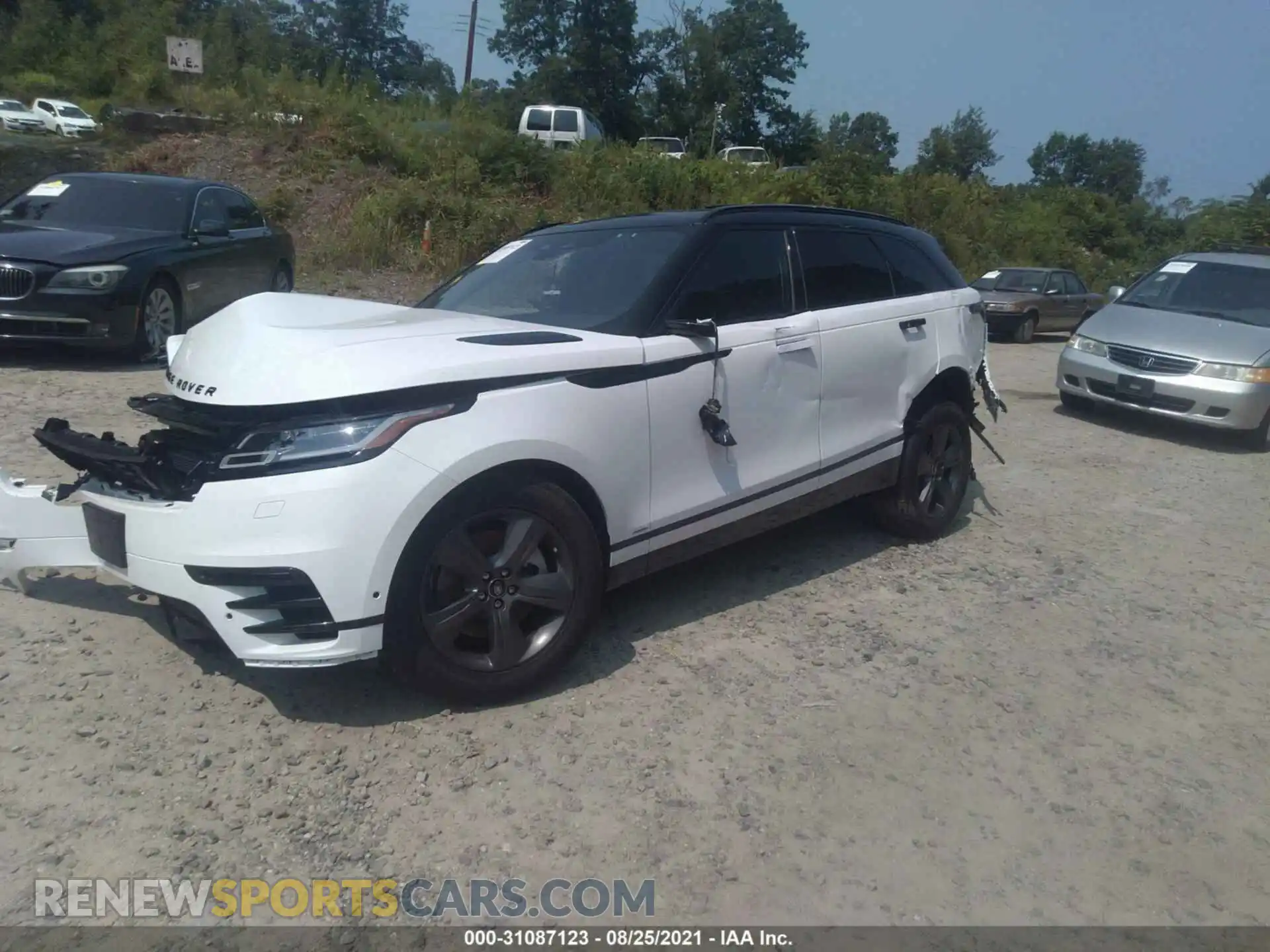 2 Photograph of a damaged car SALYT2EX7MA303667 LAND ROVER RANGE ROVER VELAR 2021