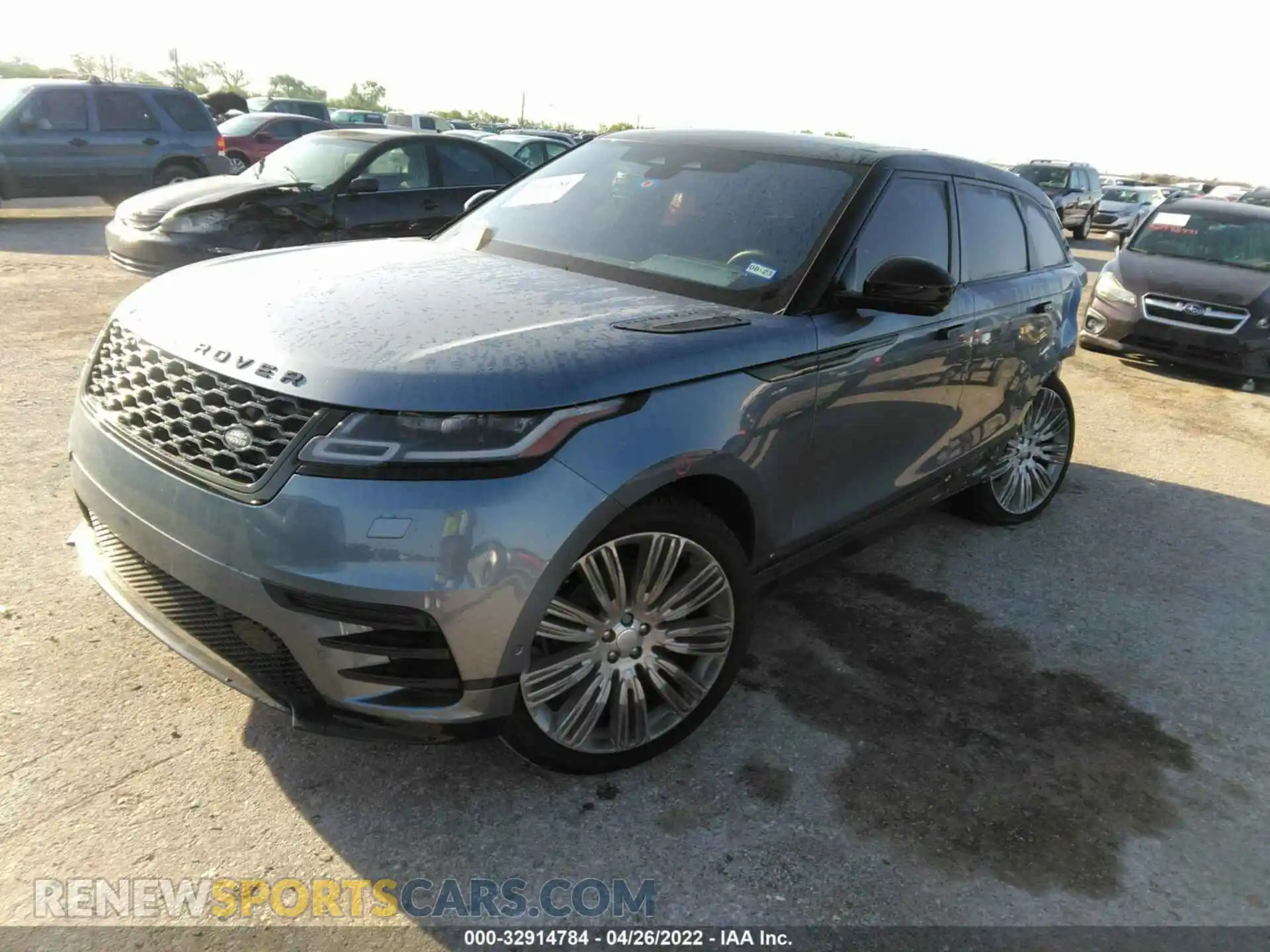 2 Photograph of a damaged car SALYT2EX7MA322929 LAND ROVER RANGE ROVER VELAR 2021