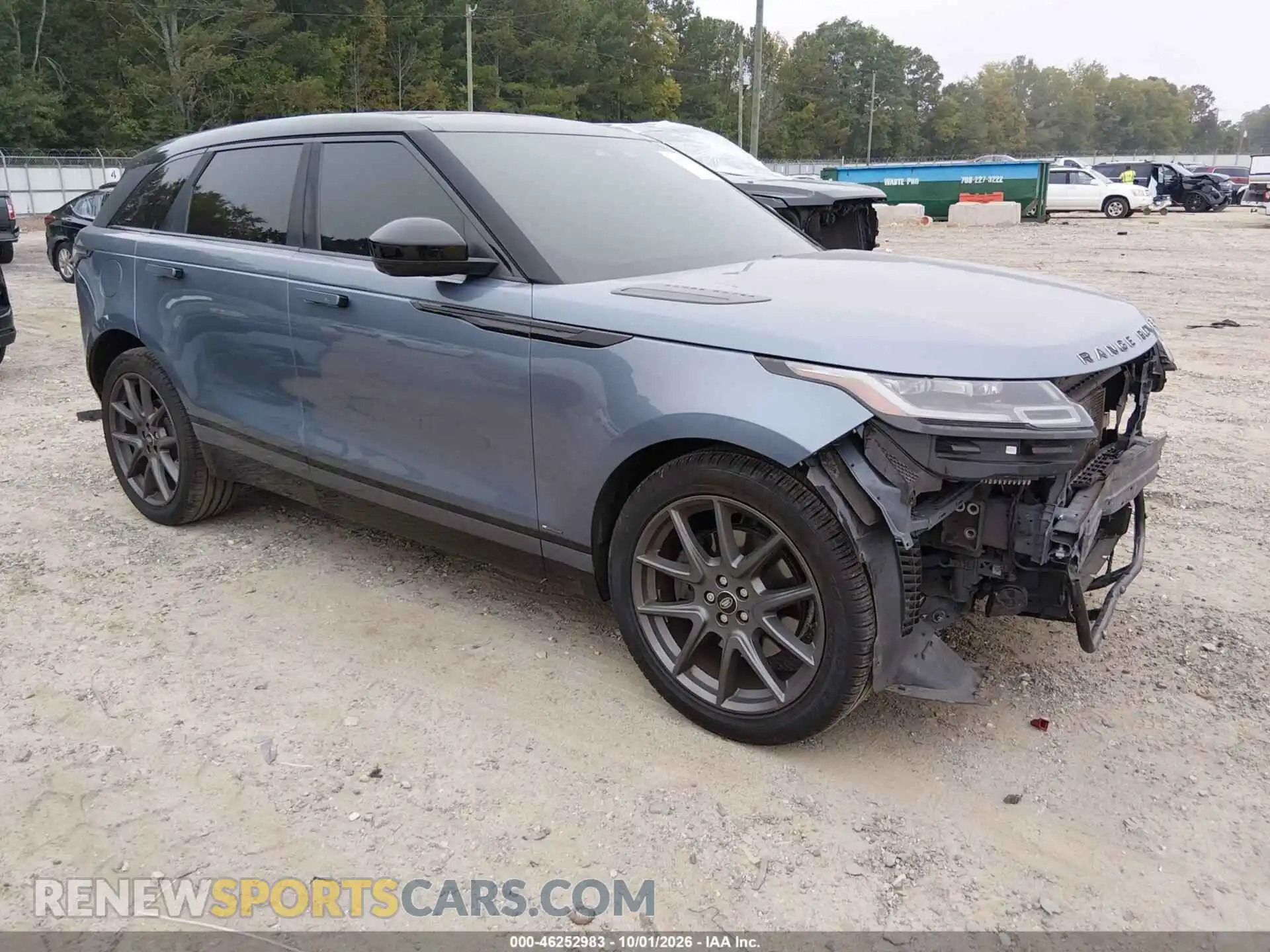 1 Photograph of a damaged car SALYT2EX8MA308246 LAND ROVER RANGE ROVER VELAR 2021